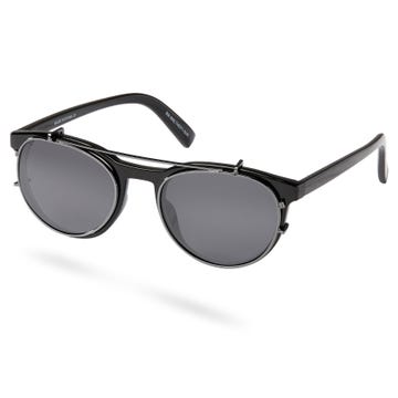 Gafas negras de clip con lentes transparentes y de sol Walther 