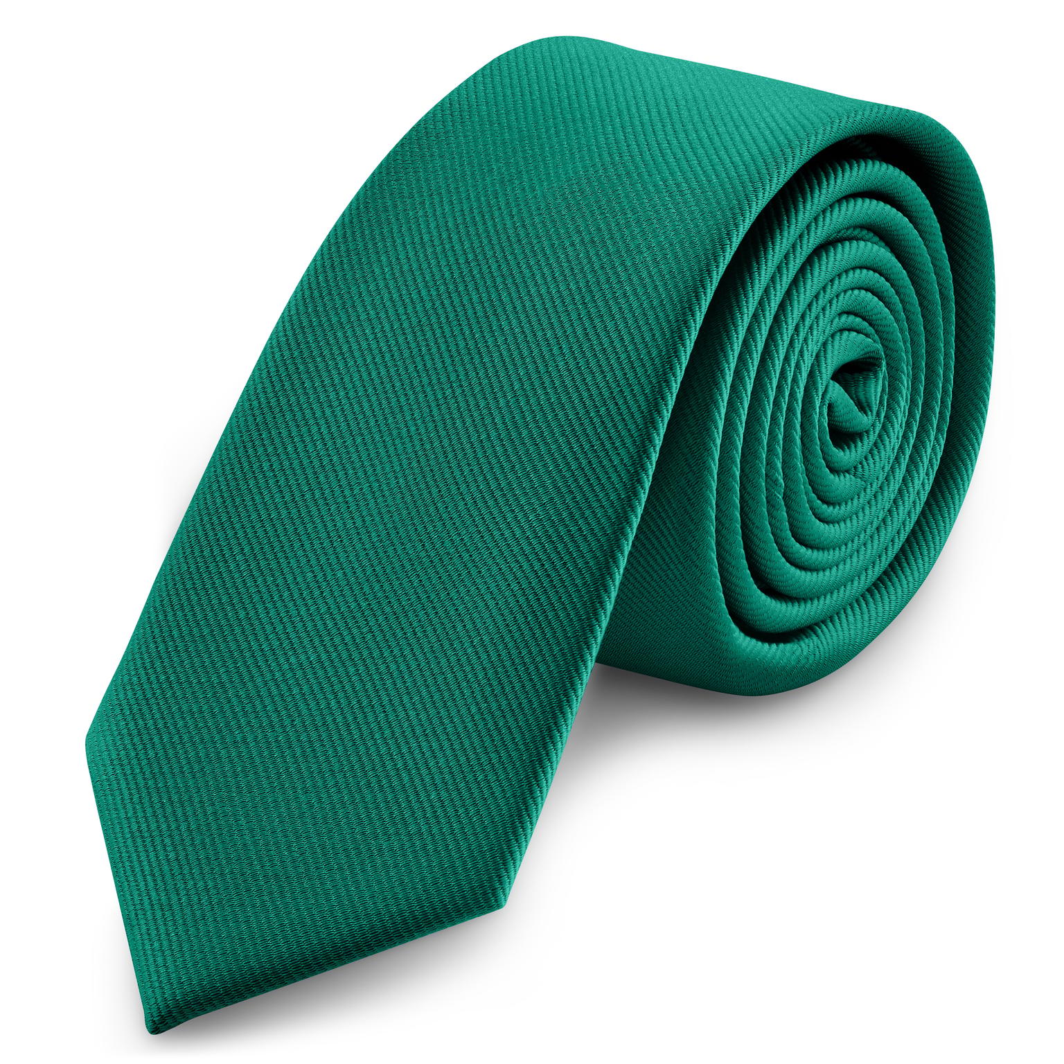 6 cm Smaragdgrön Gros Grain-mönstrad Smal Slips 6 cm Smaragdgrön Gros Grain-mönstrad Smal Slips