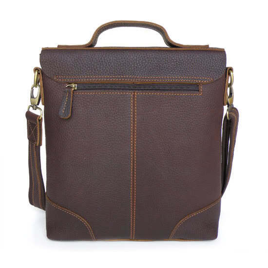 Massim Brun Läderväska - 4