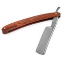 Mahogany Wood Carved Straight Razor | In stock! | Titan