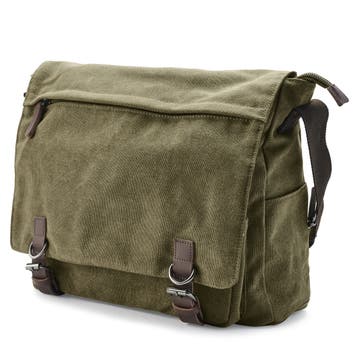 Army Green Canvas Messenger Bag Army Green Canvas Messenger Bag