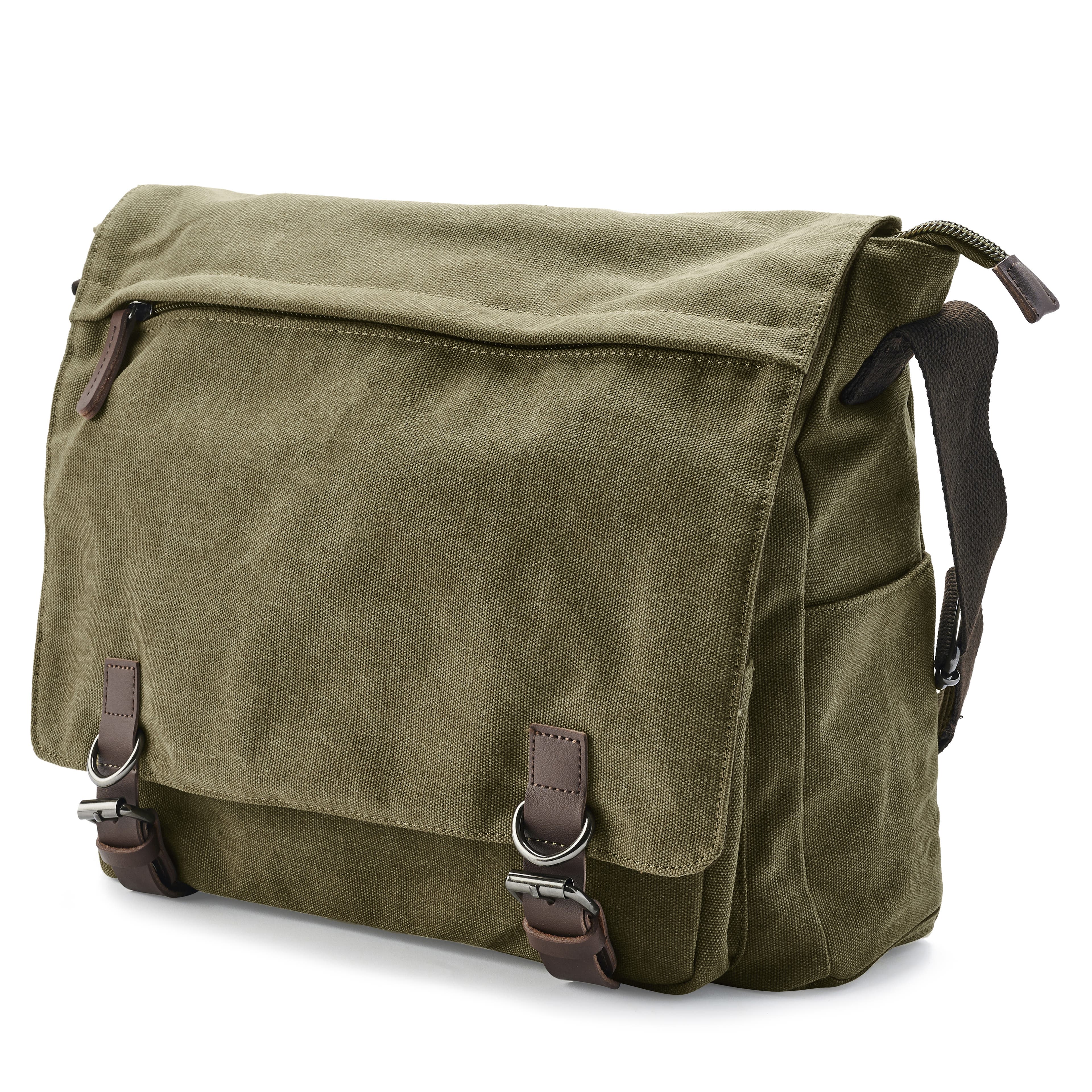 Army Green Canvas Messenger Bag Army Green Canvas Messenger Bag