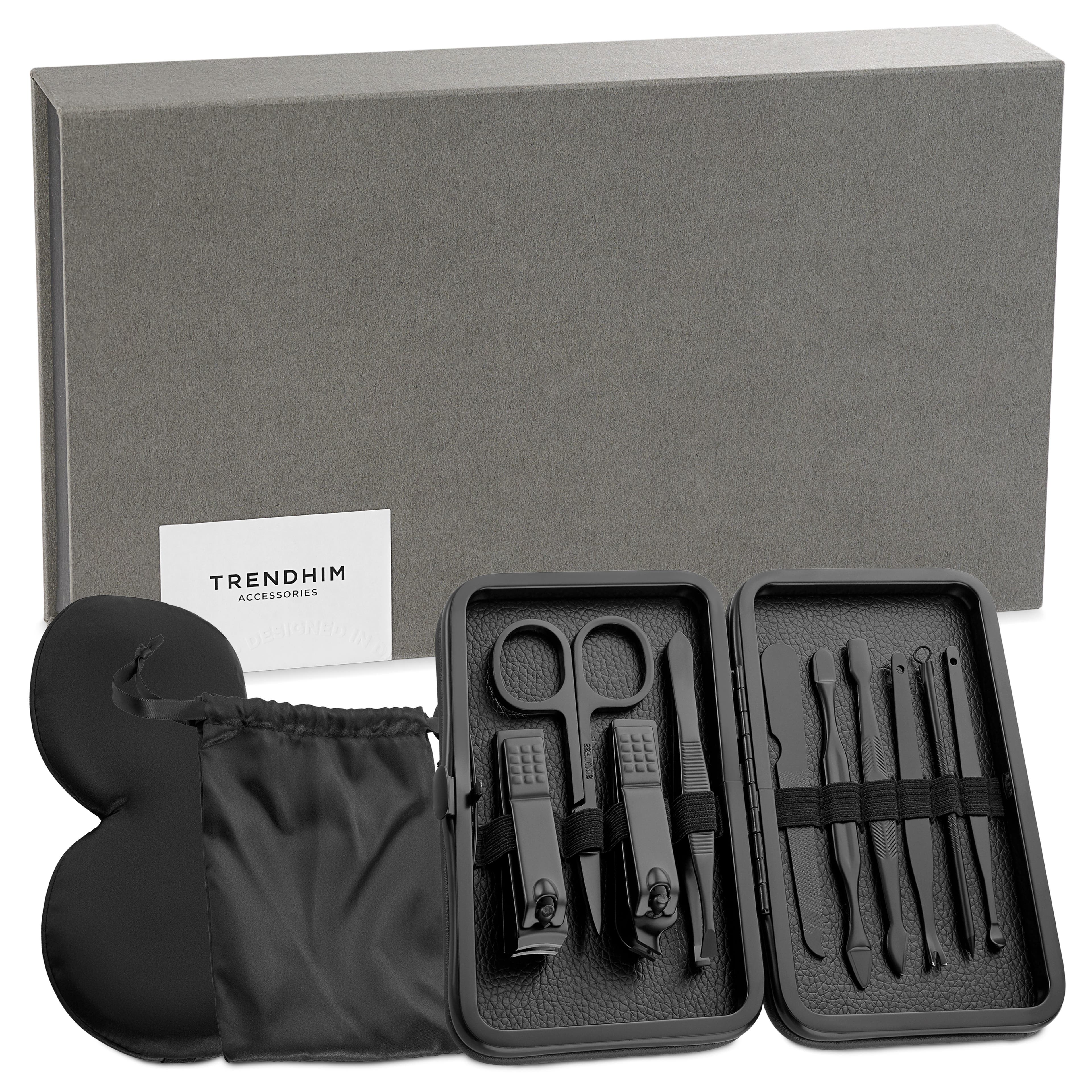 Deluxe Traveller's Self-Care Gift Box | Black - 1
