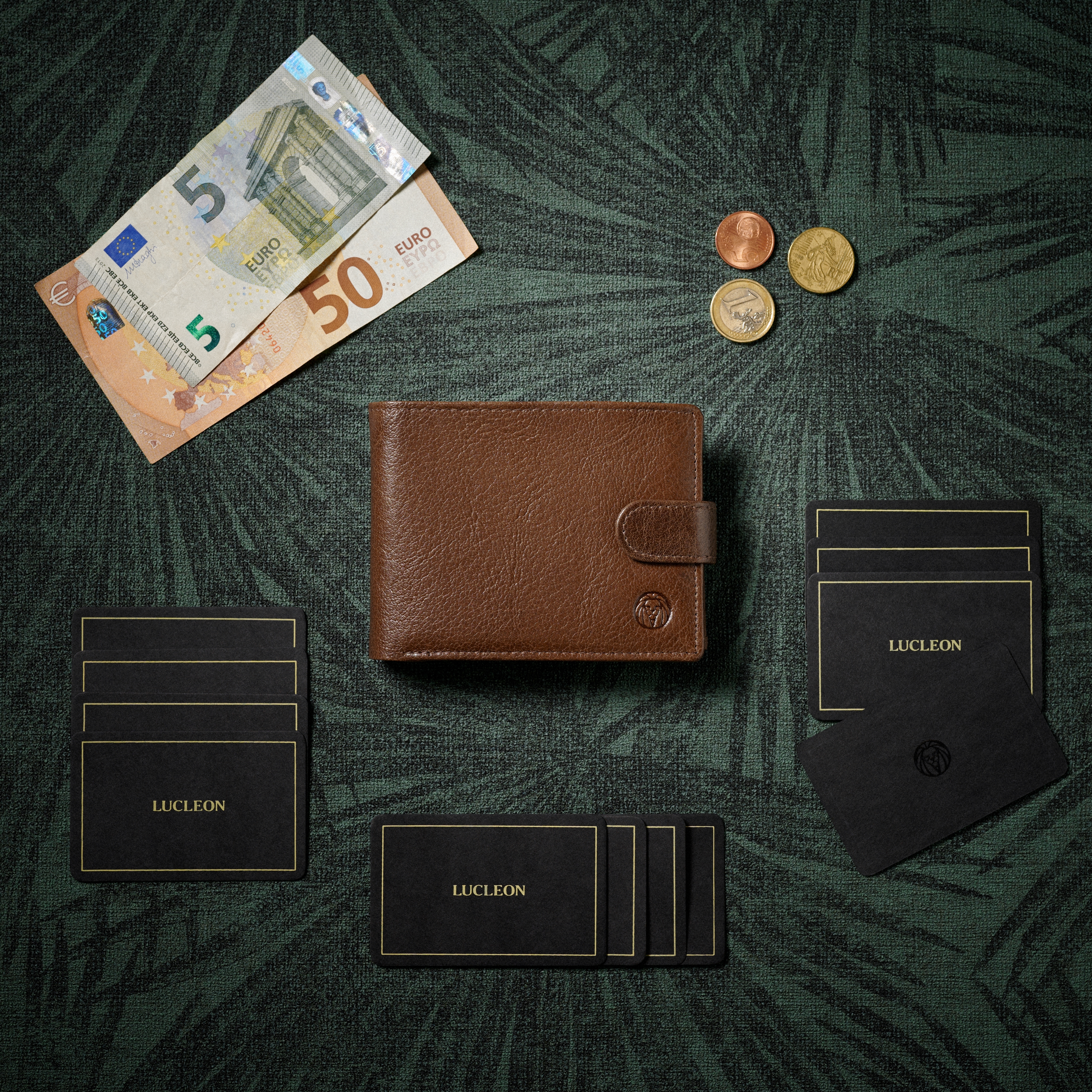 Ταμπά Εργονομικό Δερμάτινο Πορτοφόλι California - 6