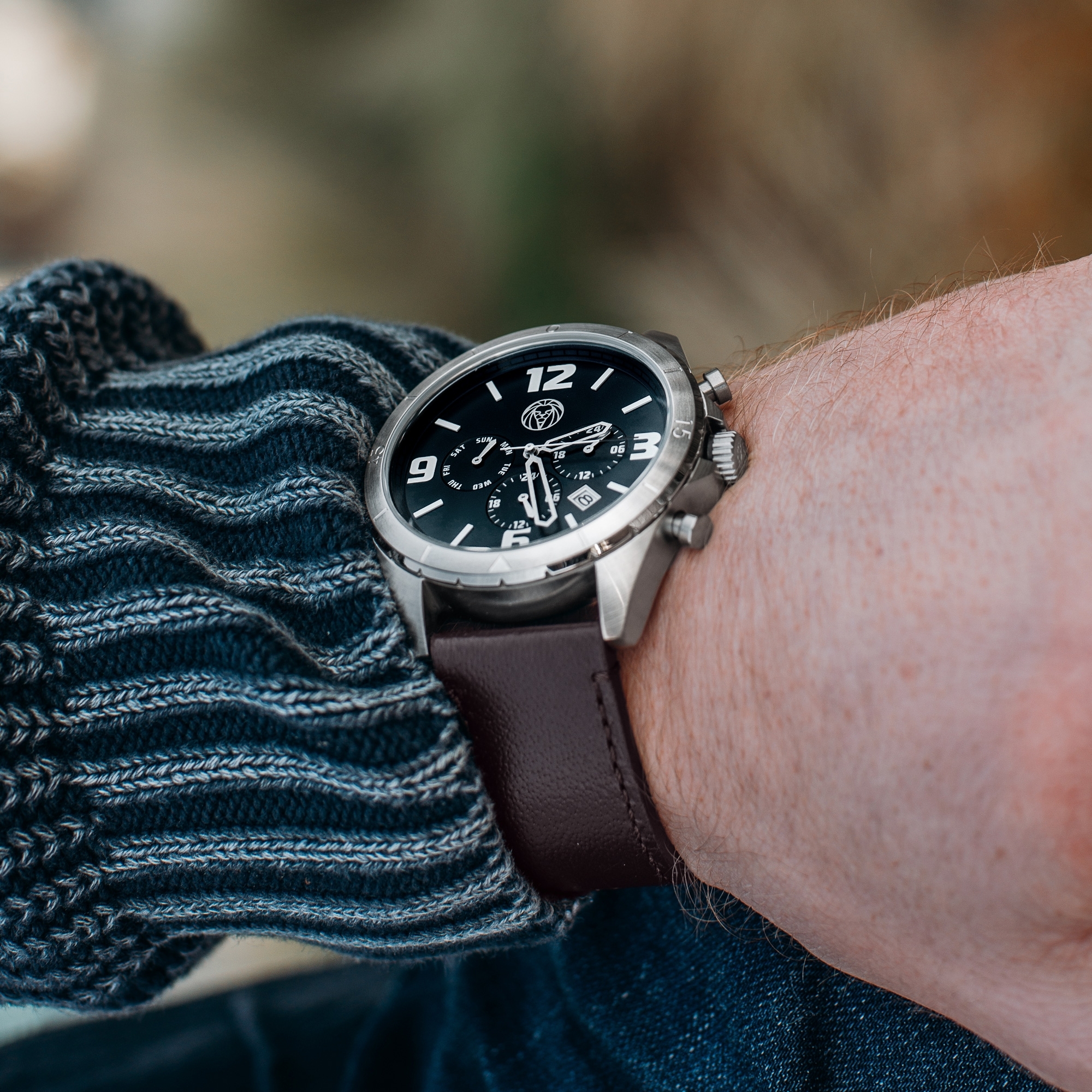 Montre Alton Traveler brune  - 4