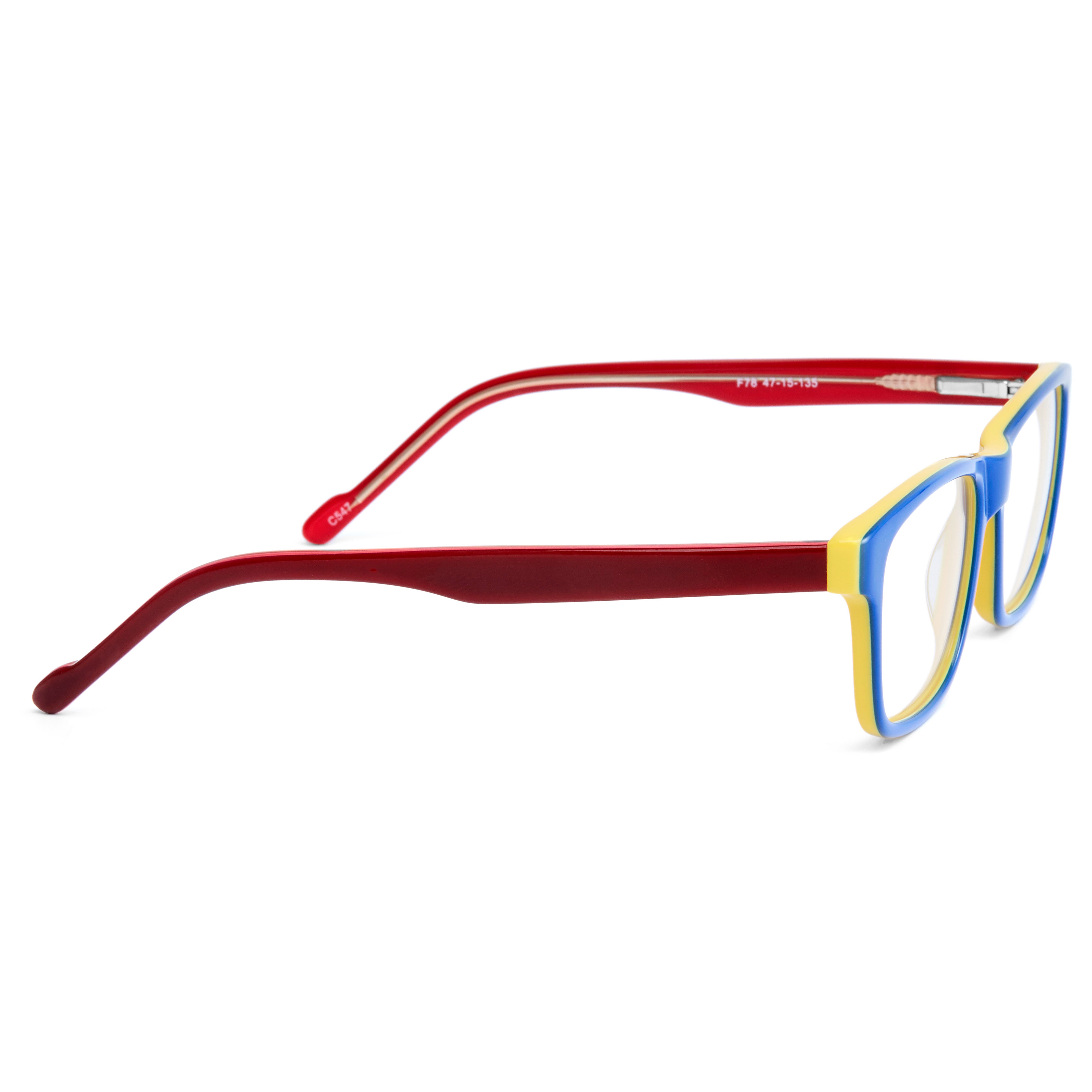 Γυαλιά με Διάφανους Φακούς Blue & Red - 3