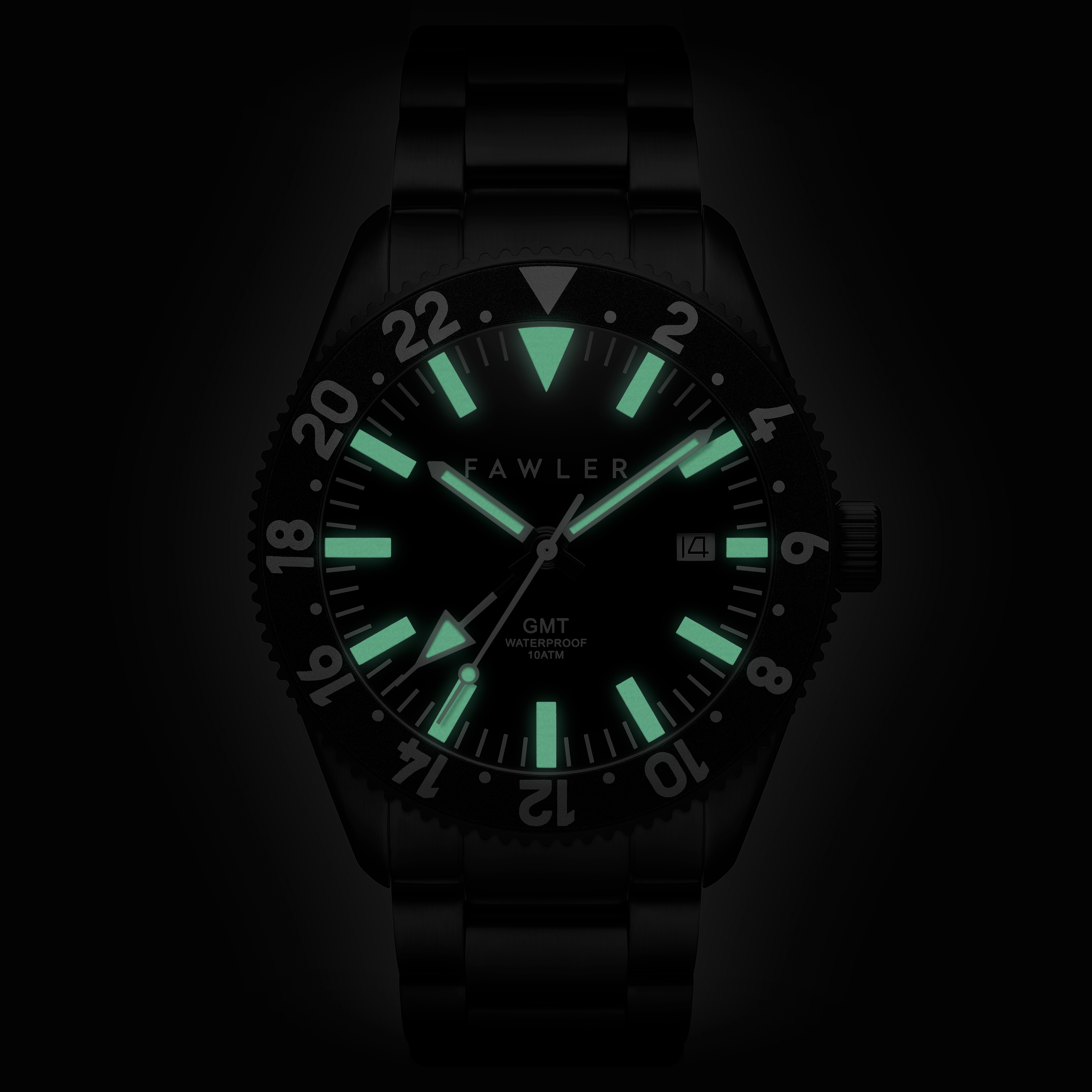 Métier II | Limitierte schwarze GMT-Uhr aus Edelstahl - 2