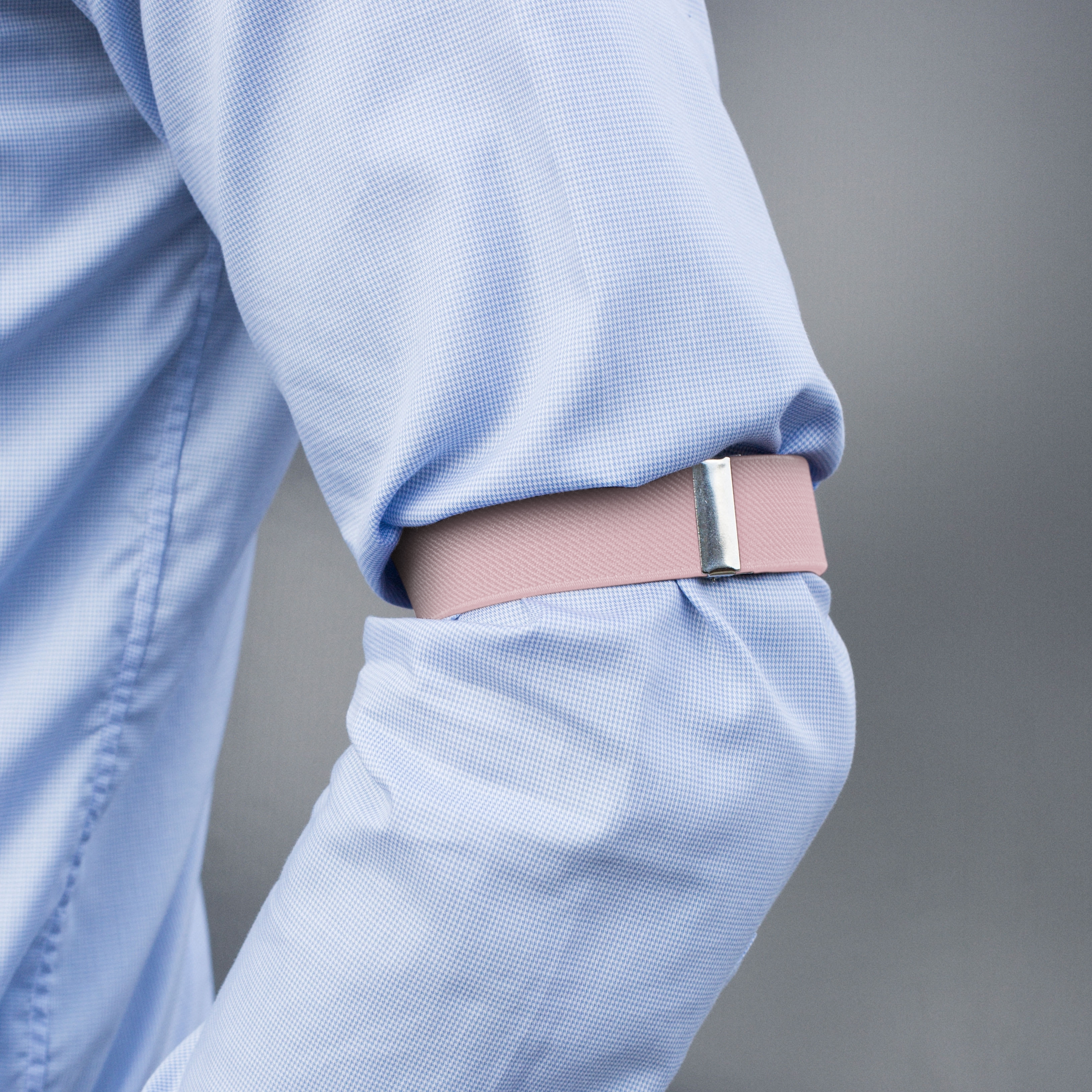 Úzke pásky na rukávy v ružovej farbe   - 3