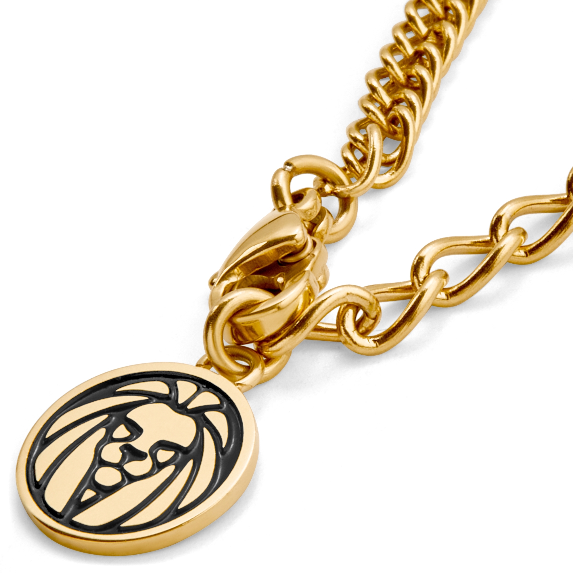 Evan Joseph Matte Gold-tone Anchor Necklace - 3