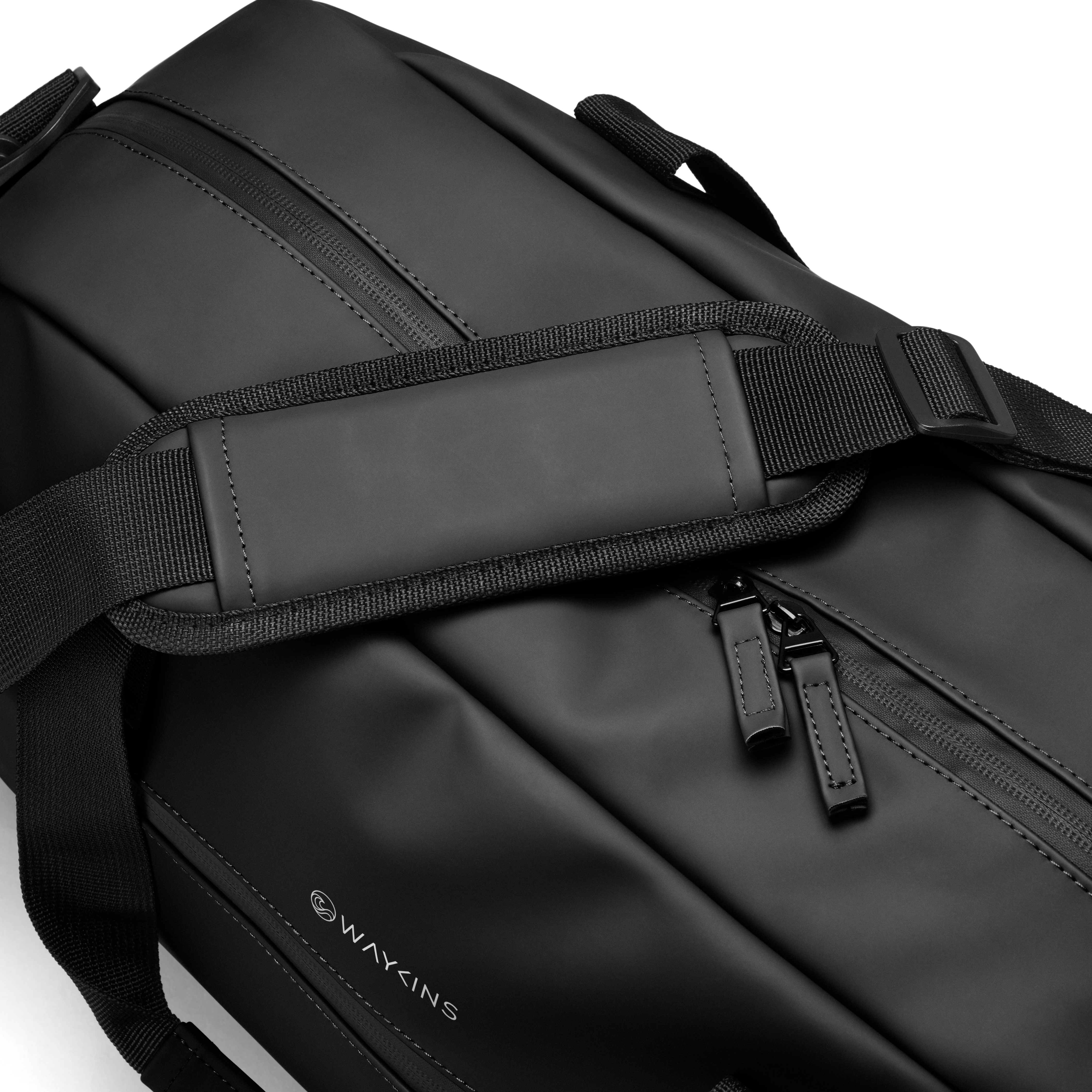 Horizon | Čierna vodeodolná duffle taška - 6