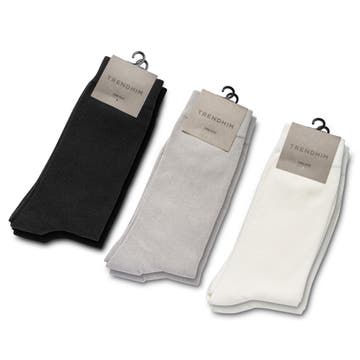 Sock Bundle | Balíček 6 jednobarevných ponožek