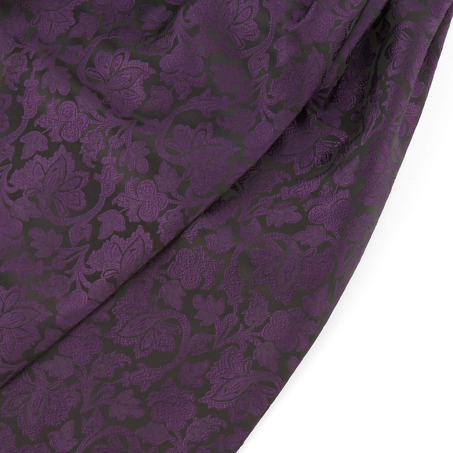 Lilla & Sort Barok Kravat i Polyester - 2