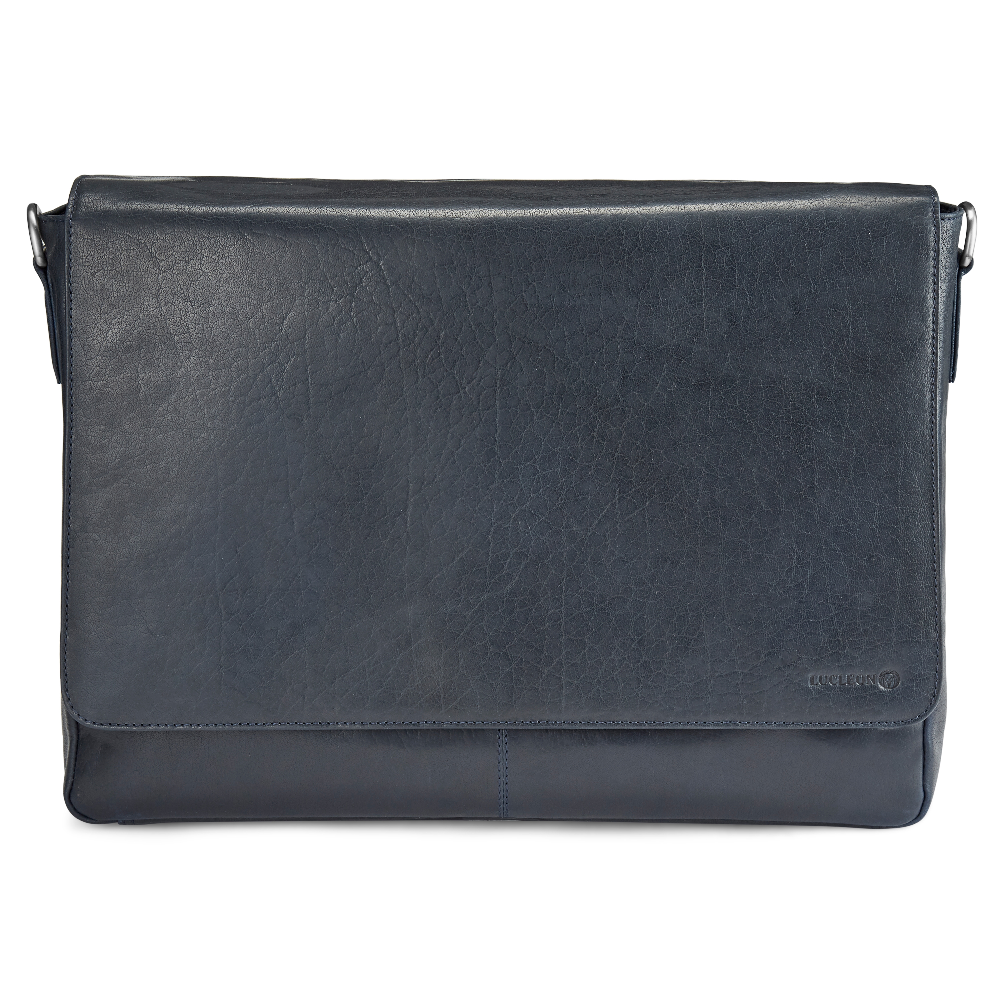 Ciemnogranatowa skórzana torba listonoszka Montreal - 2