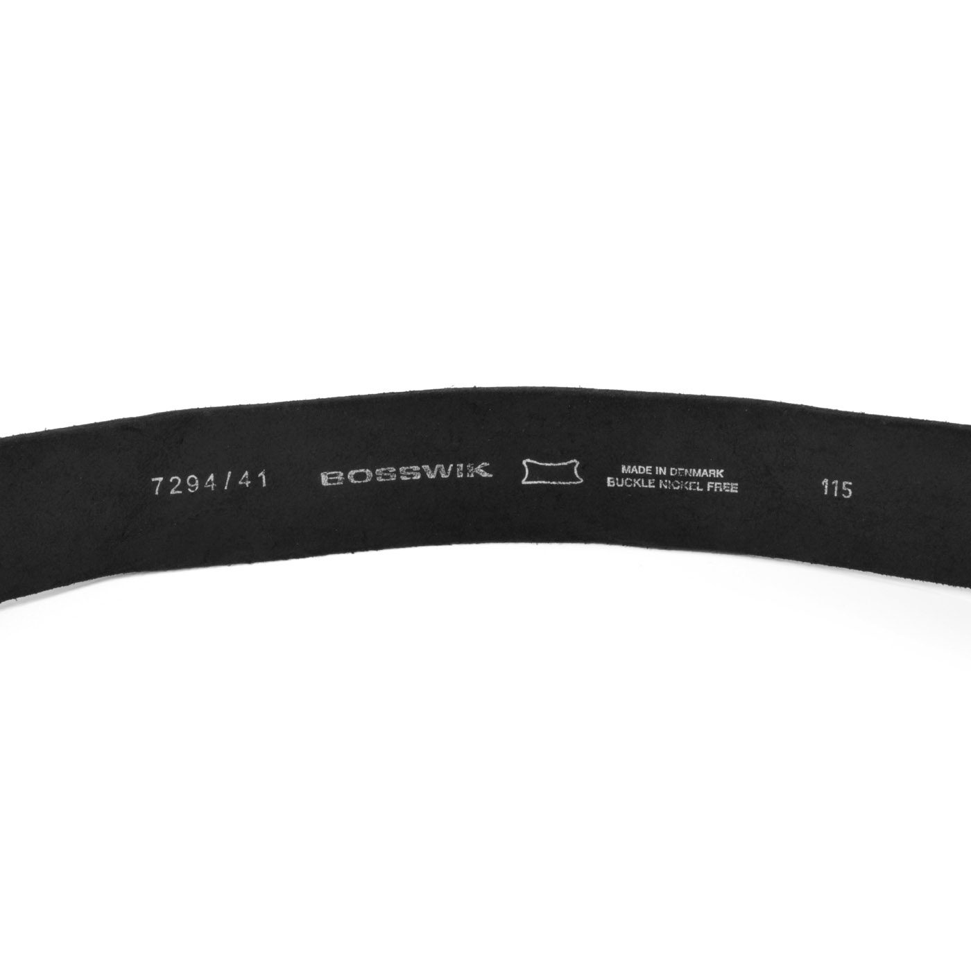 Czarny szeroki skórzany sprany pas - 3