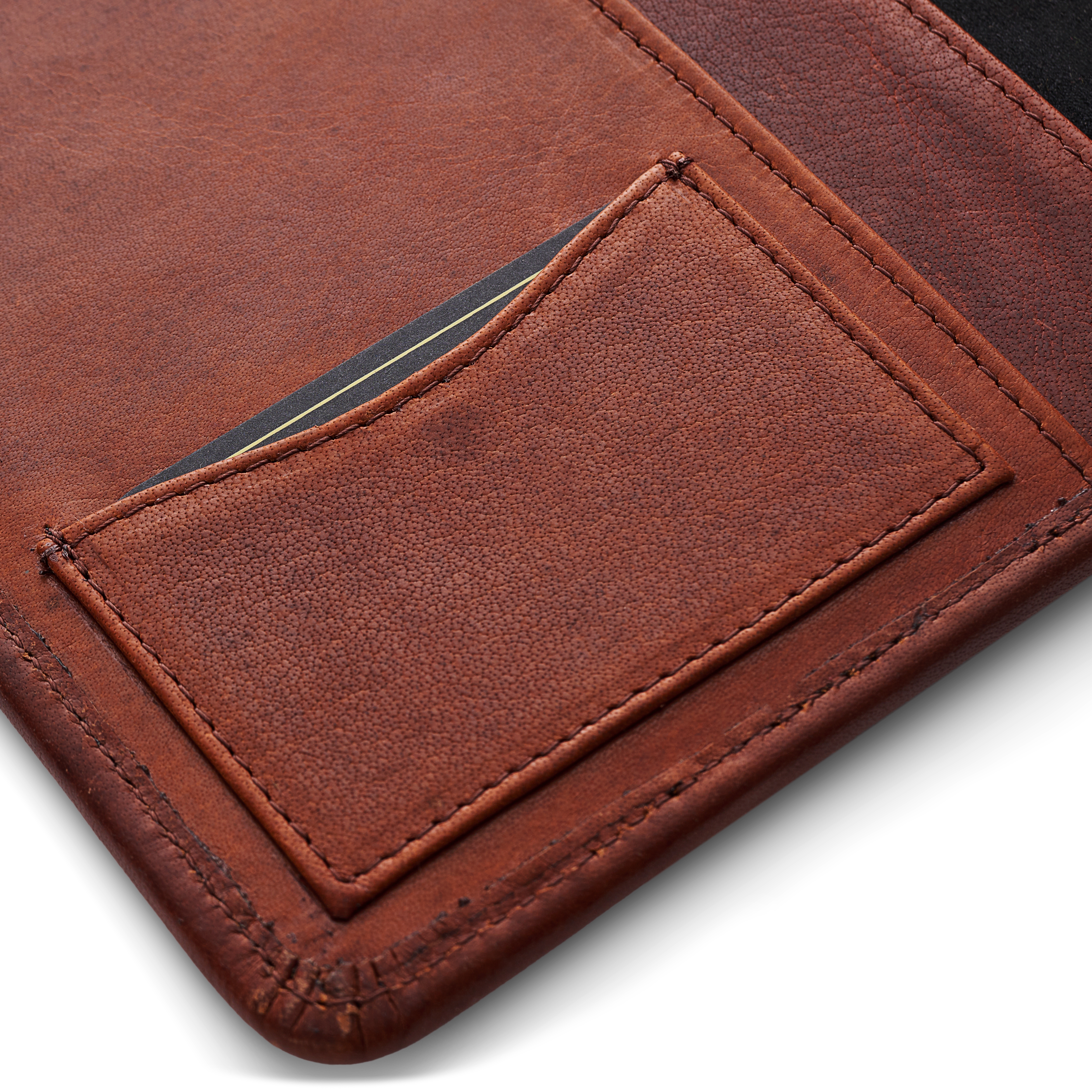 Tan Refillable Buffalo Leather Notebook & Journal Cover - 5