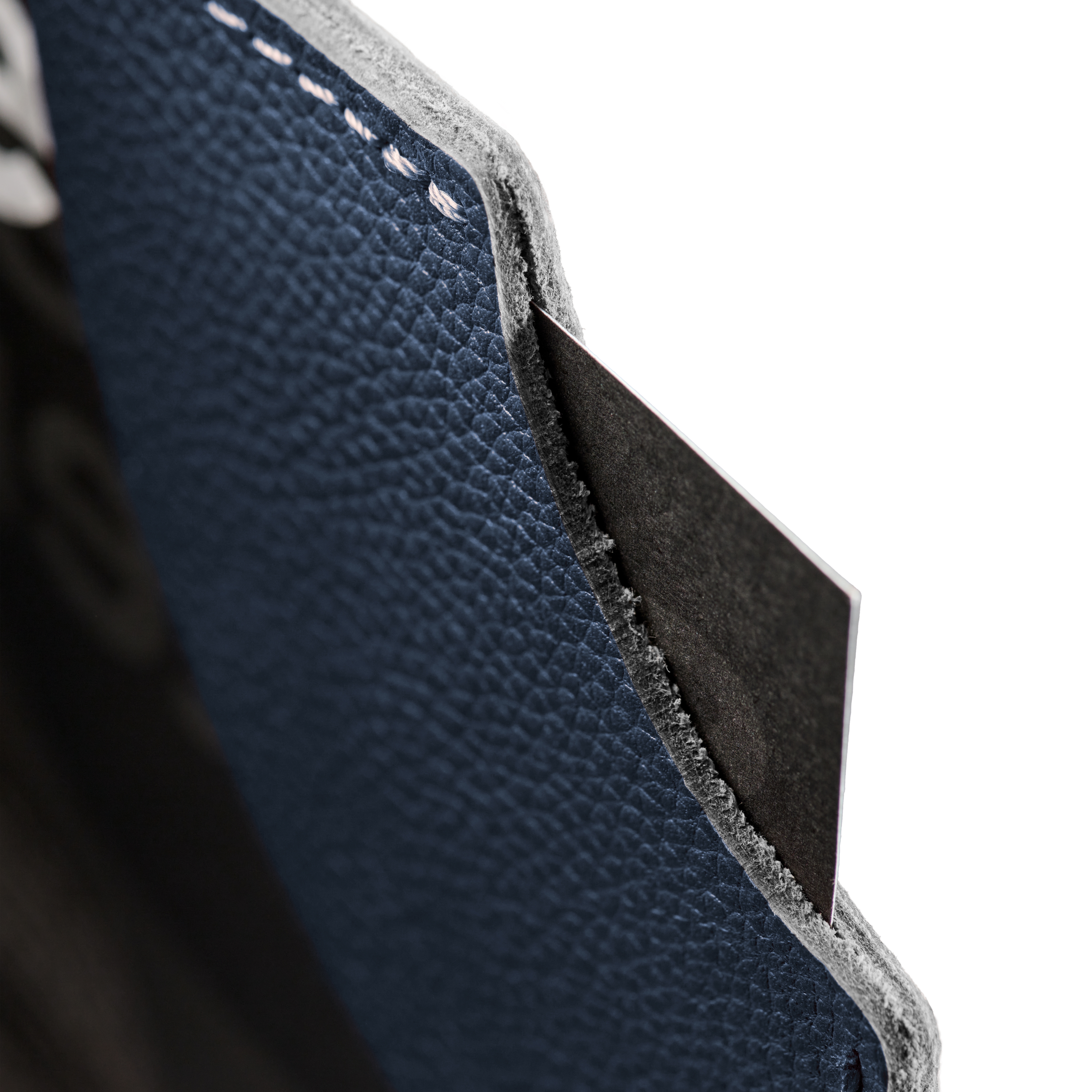 Boekenlegger | Marineblauw Leer | Hoek - 2