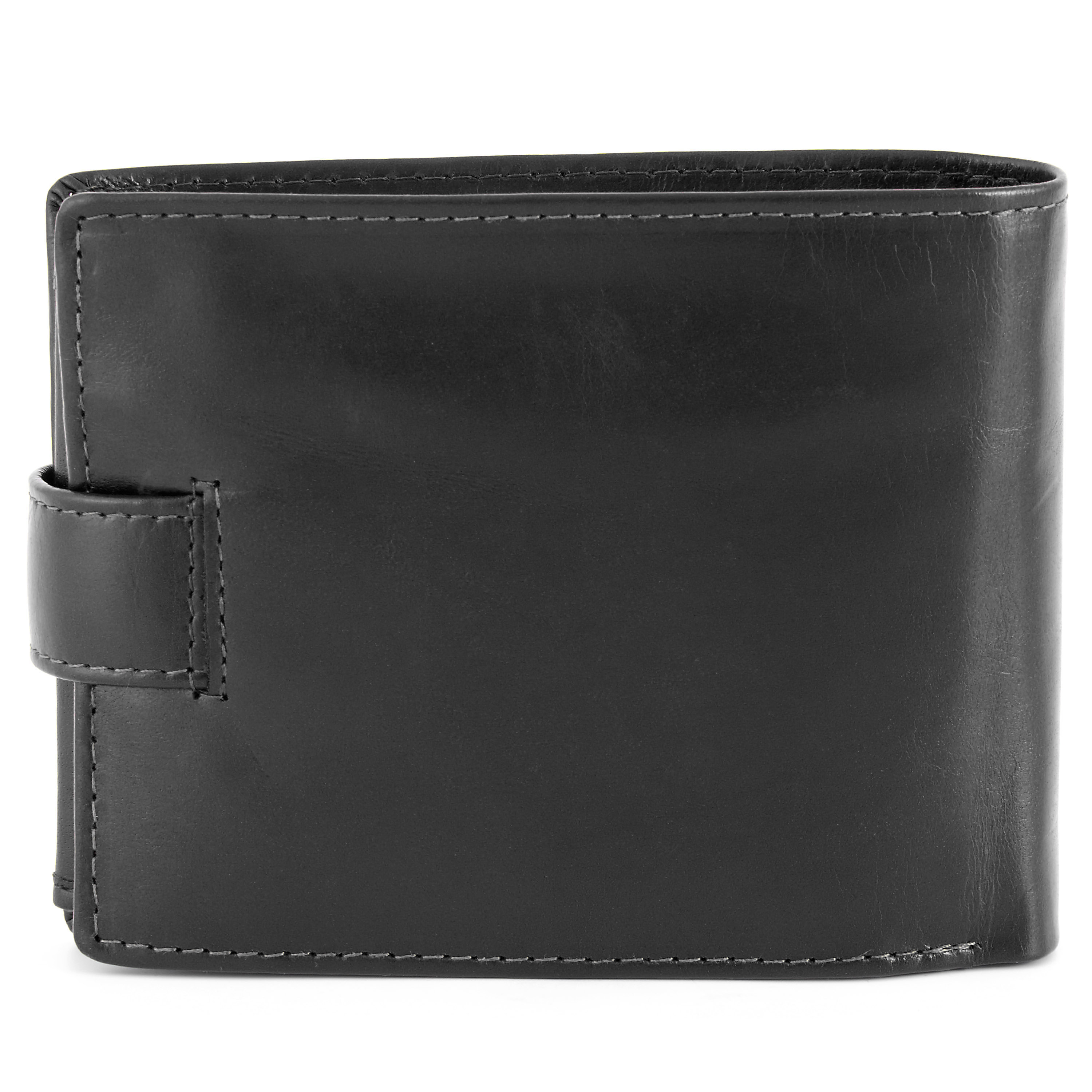 Schwarze Ergonomische Jasper Leder Geldbörse - 8