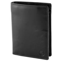 Large Black Jasper Leather Wallet