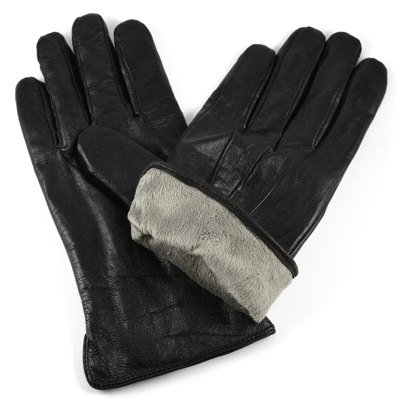 Rato melni ādas cimdi - 2