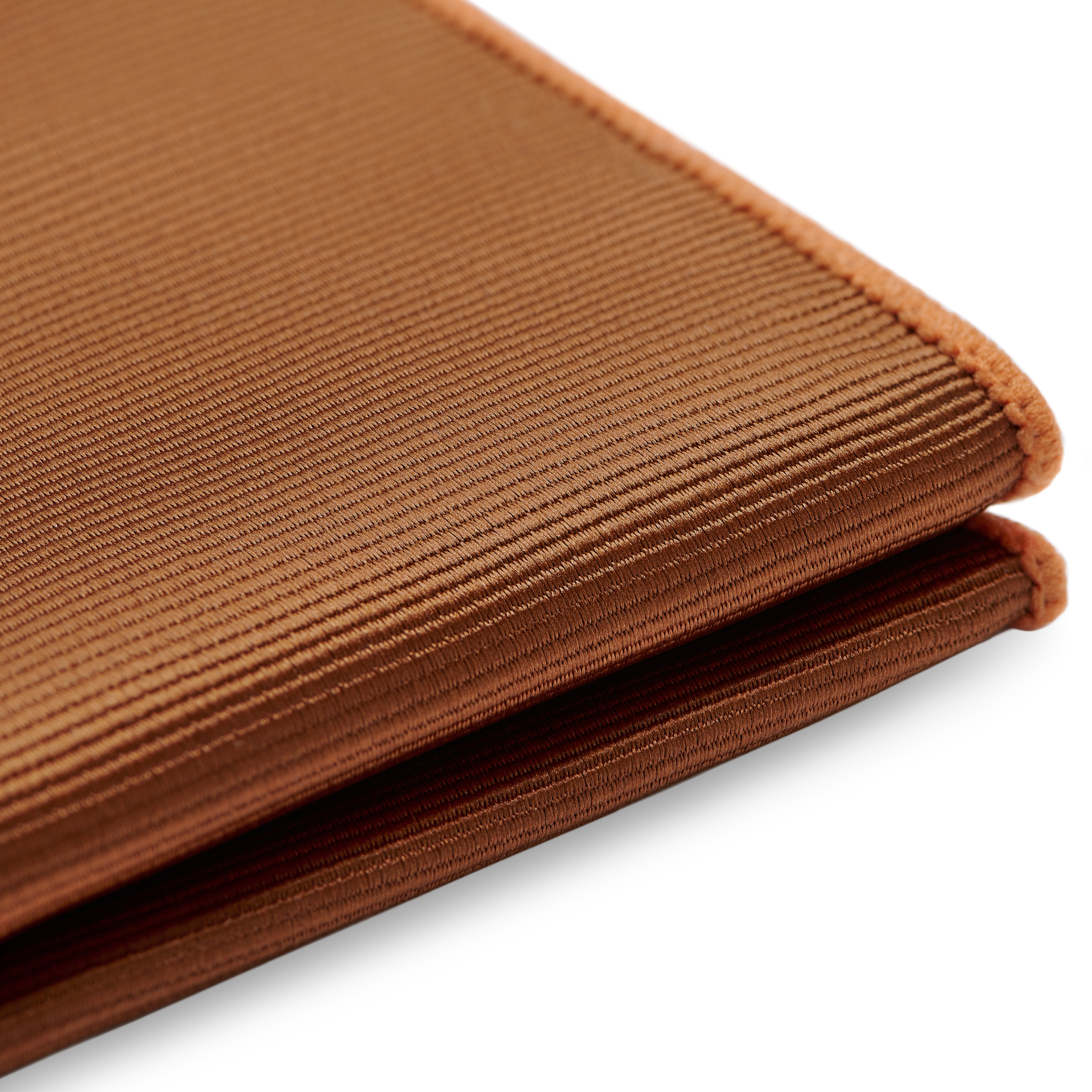 Ръждивокафява гросгрейн кърпичка за сако - 3