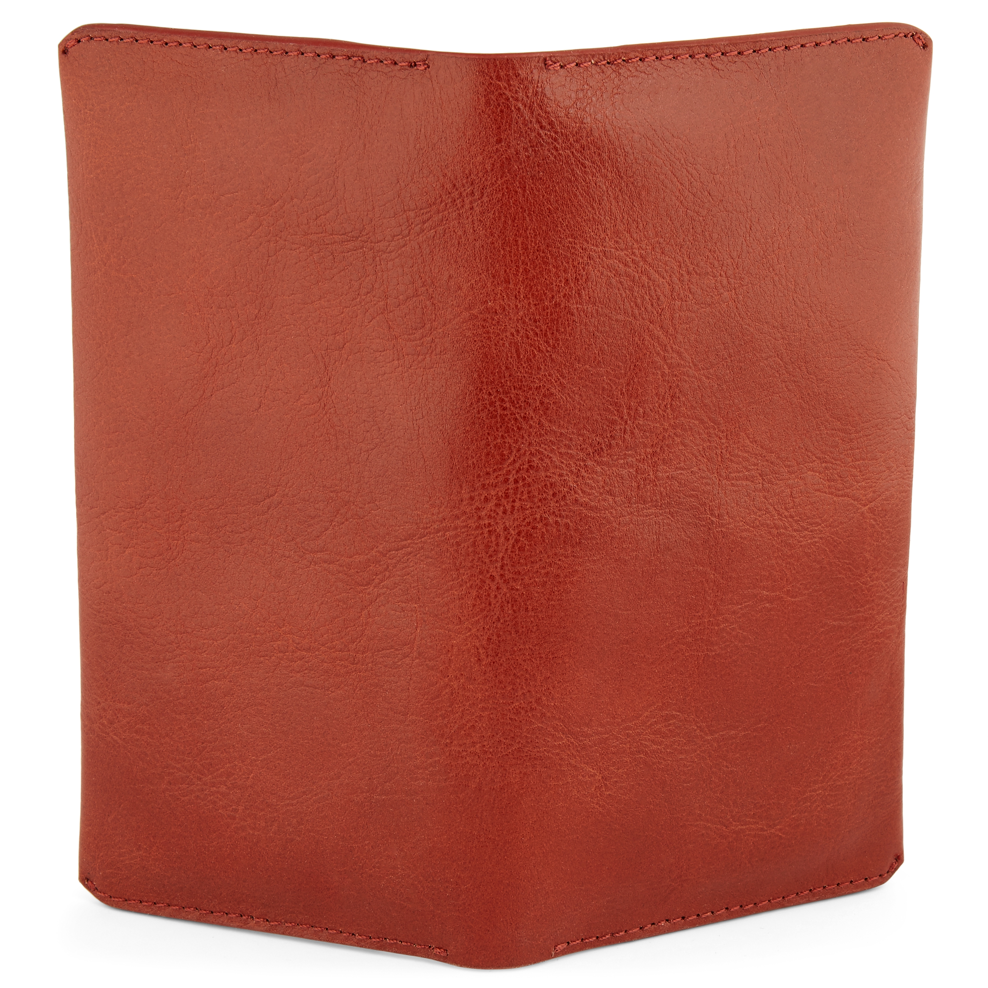 Cartera espaciosa de cuero marrón - 4