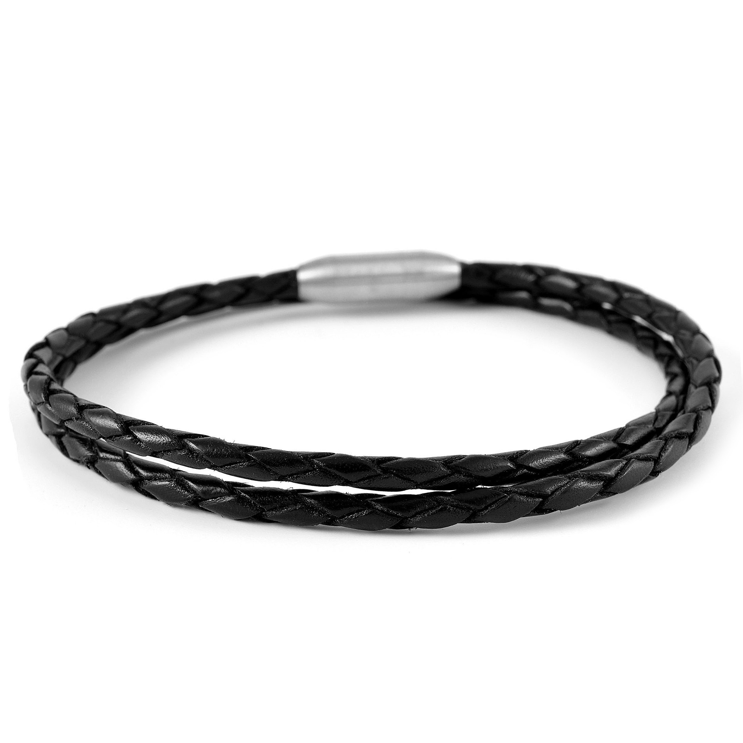 3mm Black Twist Bolo Leather Bracelet | In stock! | Fort Tempus