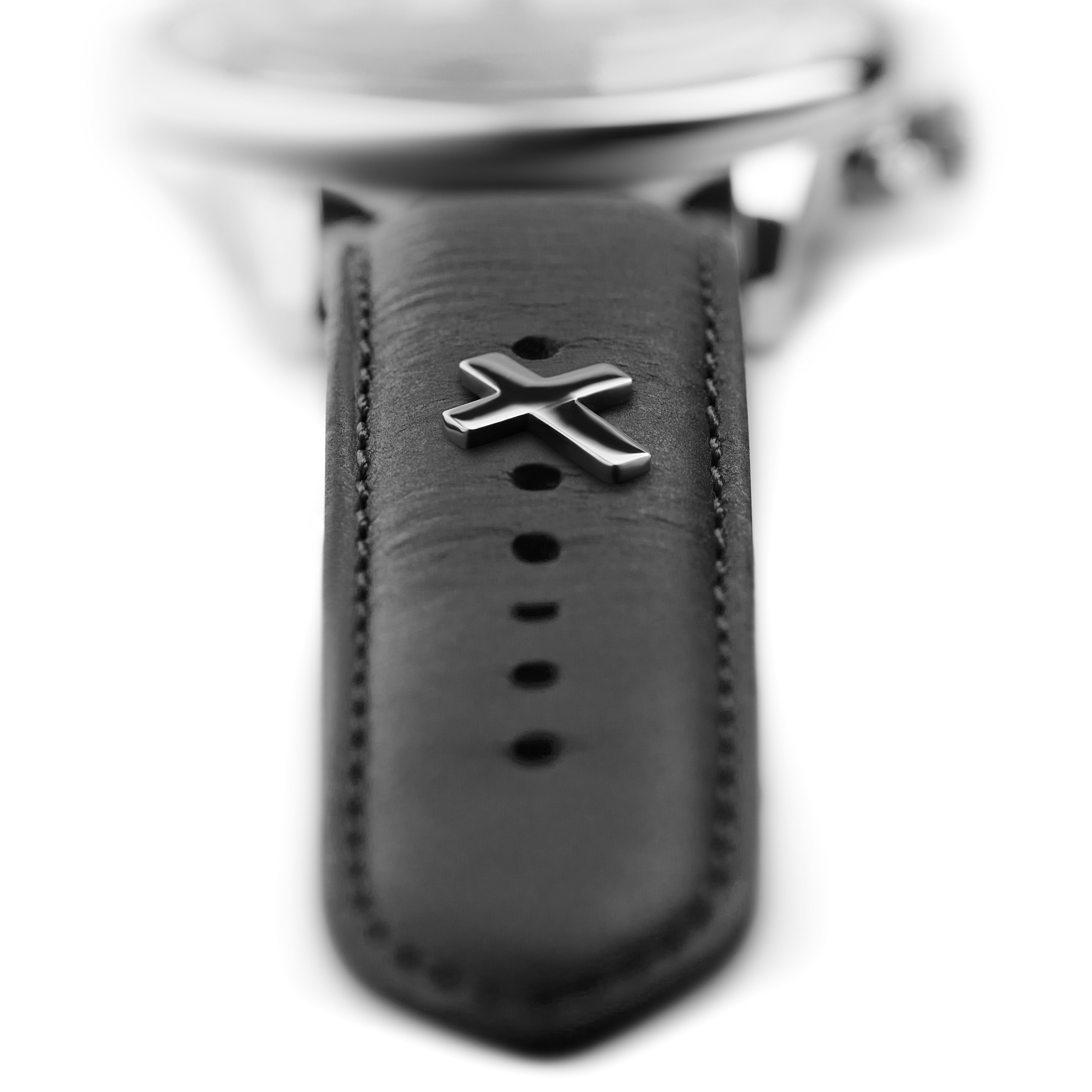 Pendente para Relógio Cruz em Aço Inoxidável Prateado - 3