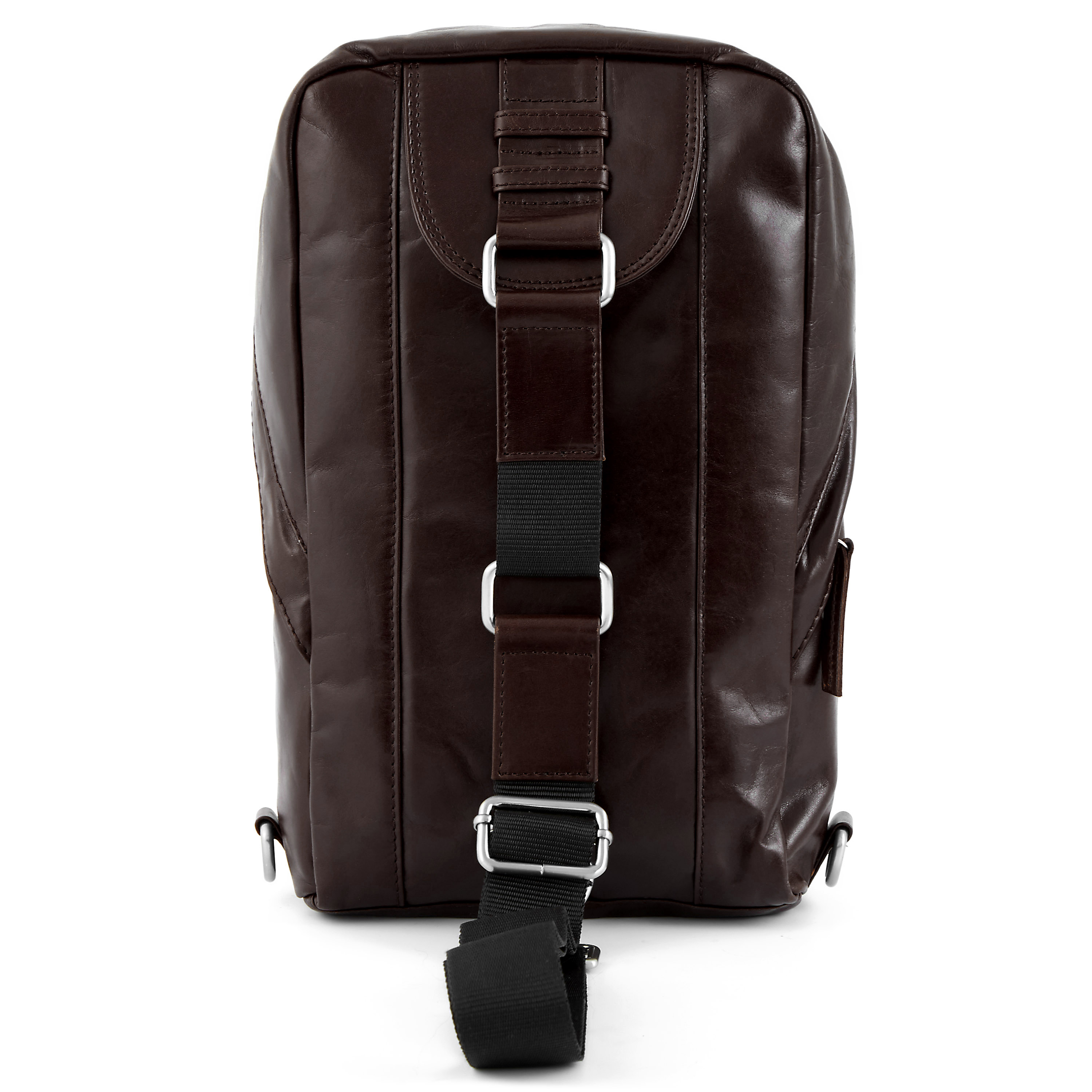Dunkelbrauner Jasper Crossbag Schulterrucksack - 5
