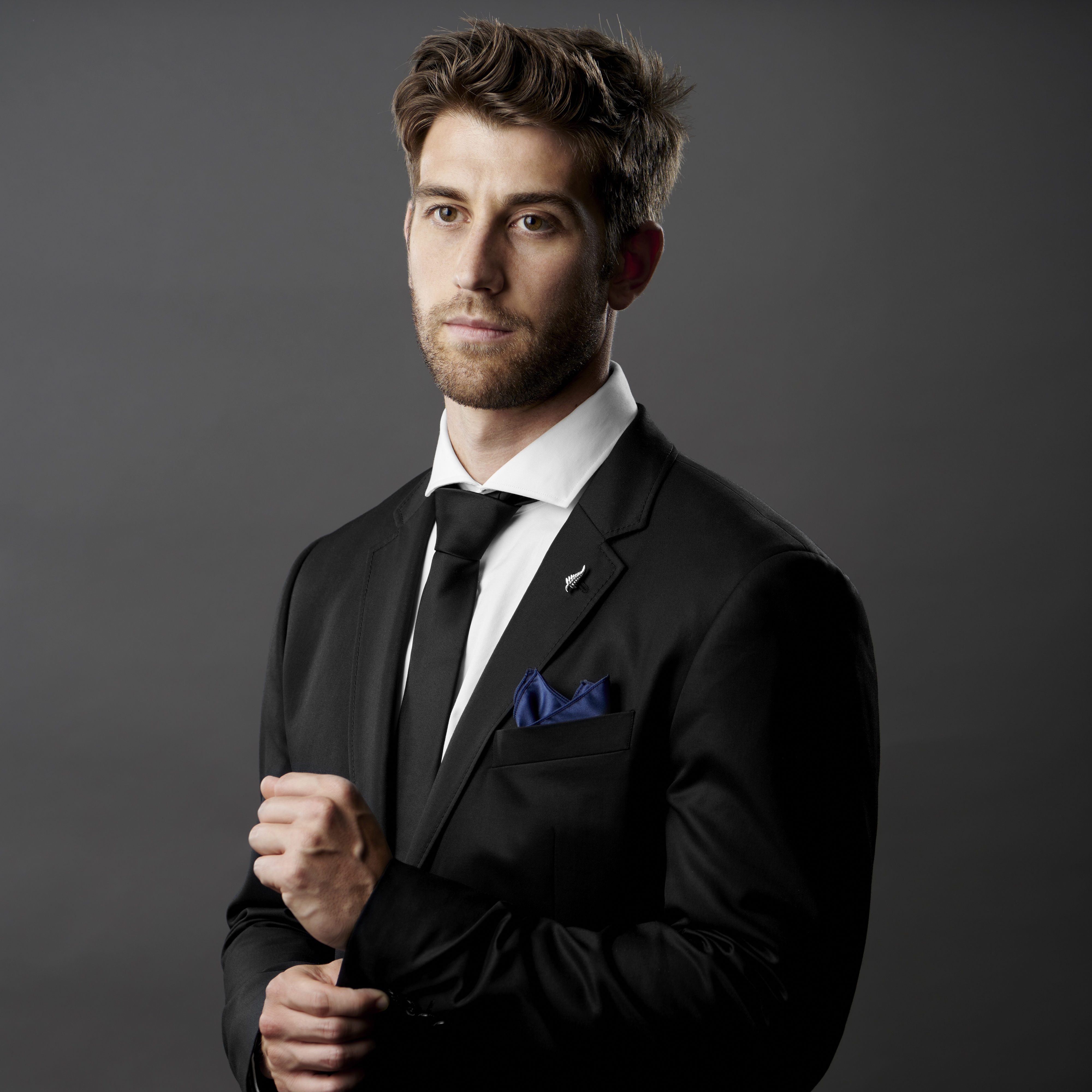 Spilla lucida con foglia di felce - 4