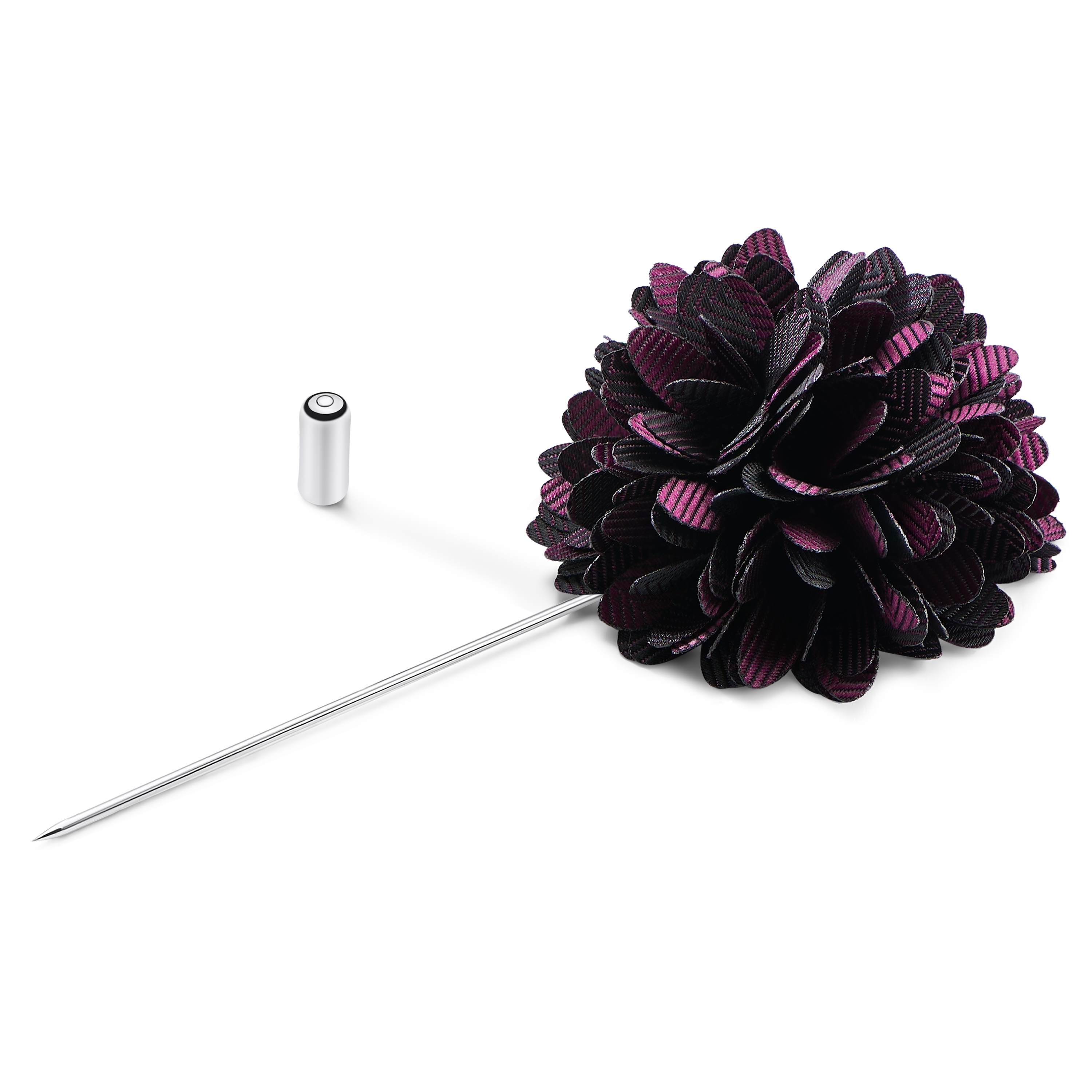 Magnolia | Βυσσινί (Crimson) Καρφίτσα Πέτου Λουλούδι - 2