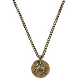 Astro | Gold-Tone Aries Zodiac Sign Necklace