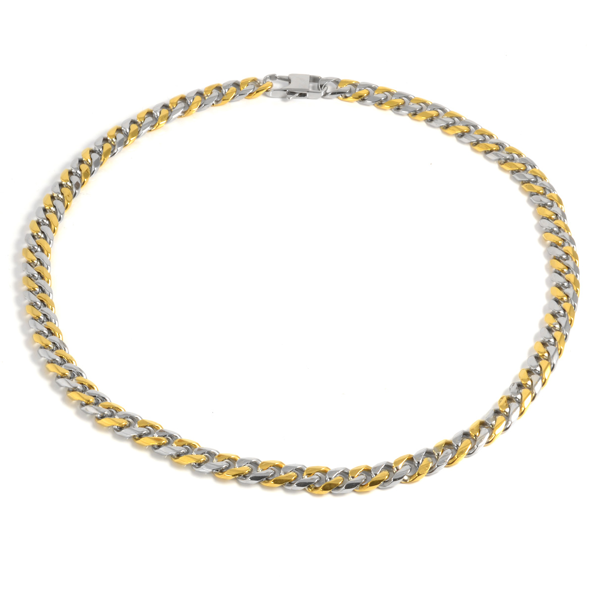 Zilveren / Gouden Halsketting - 1