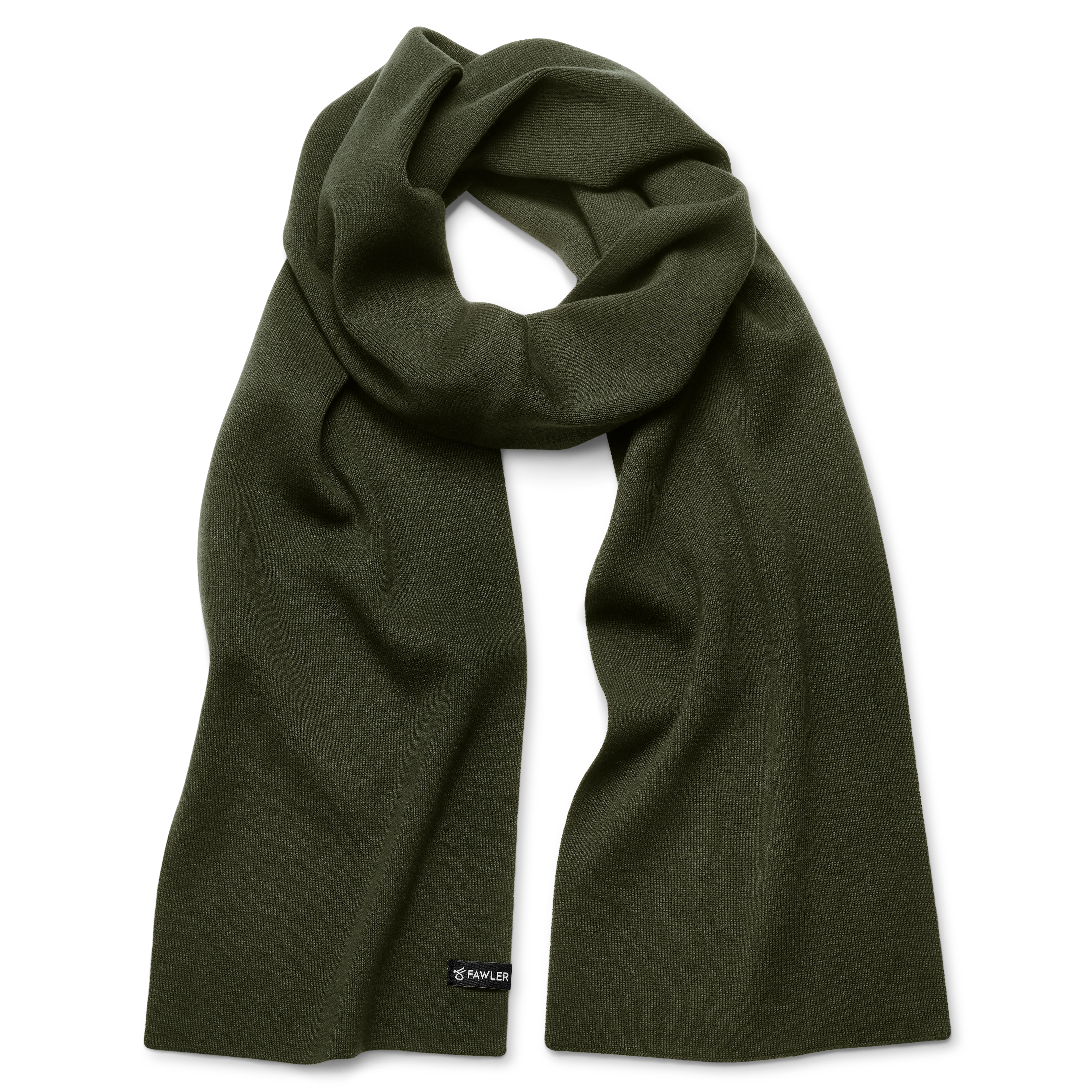 Kyler Kite | Olive Green Organic Cotton Scarf
