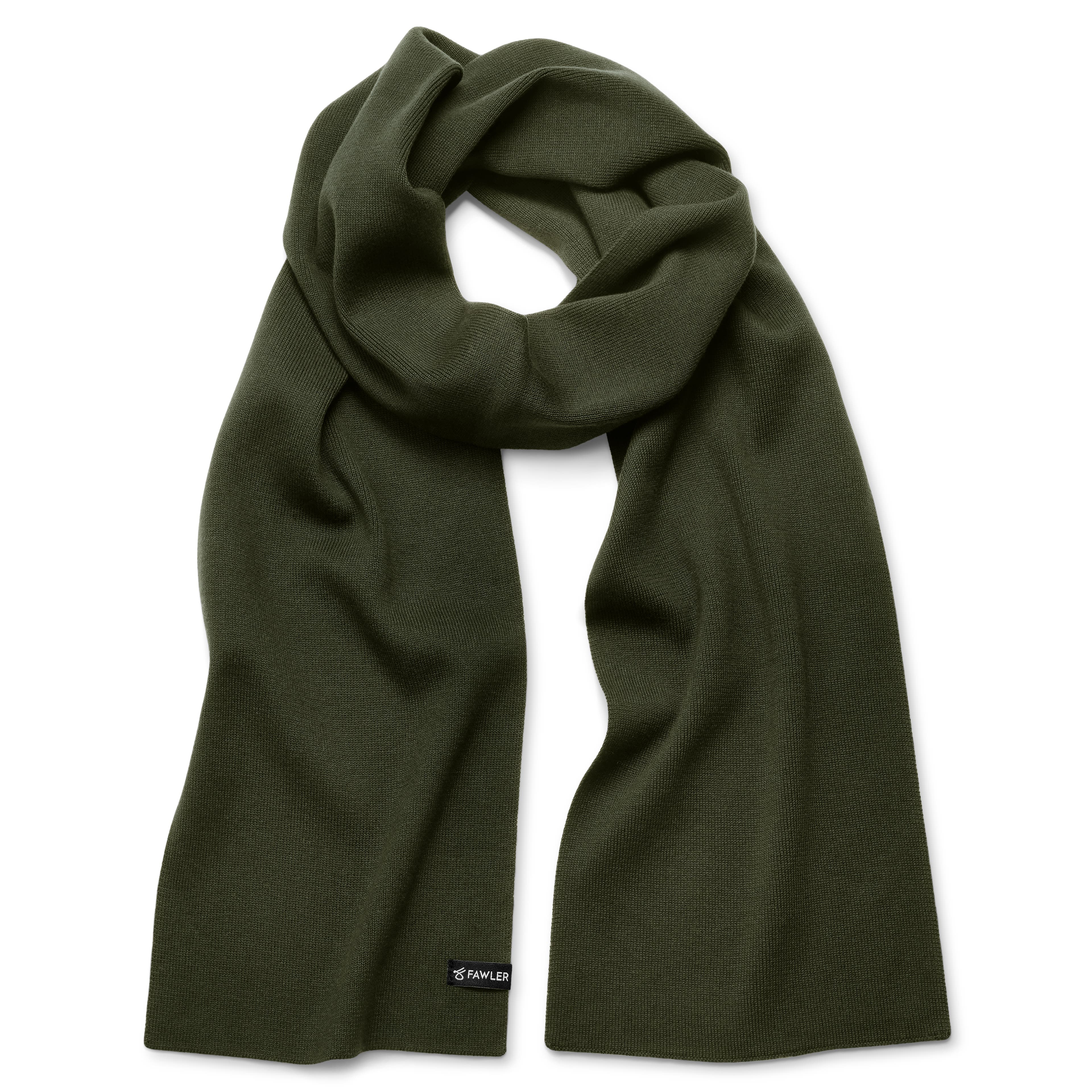 Kyler Kite | Olive Green Organic Cotton Scarf Kyler Kite | Olive Green Organic Cotton Scarf