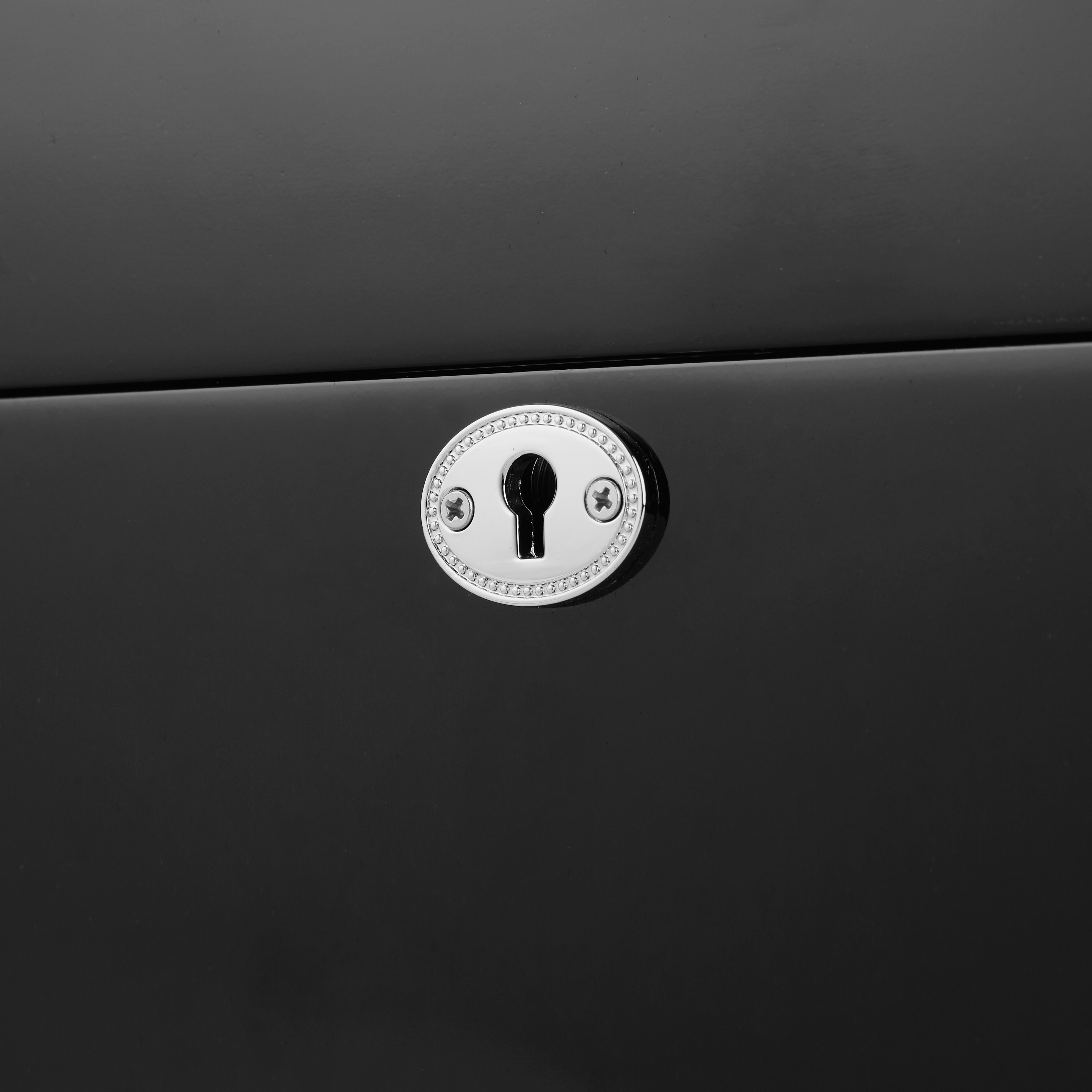 Afsluitbare Gepolijste Zwarte Rotary Horlogekast - 14 horloges - 4