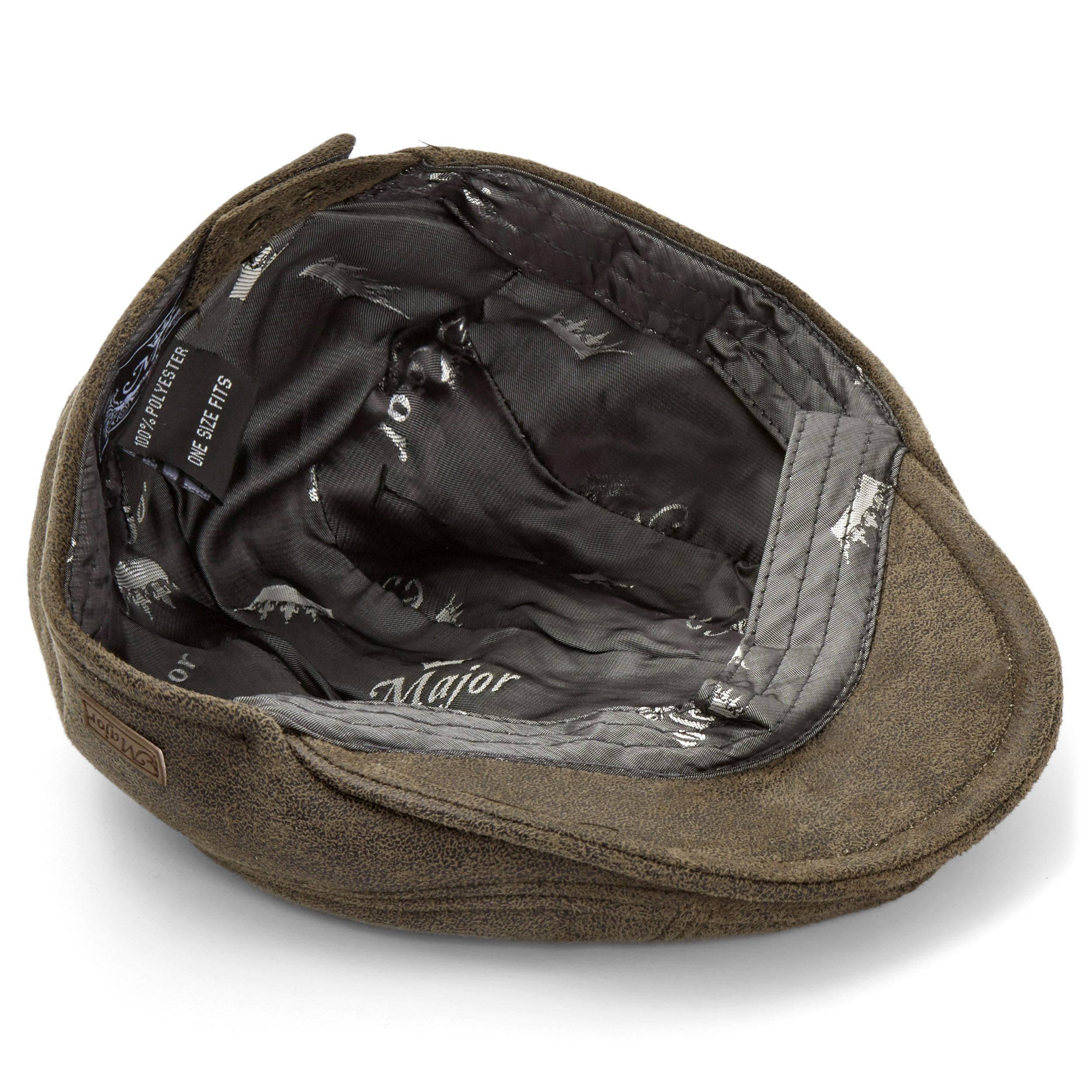 Tumša golfera stila plakana cepure - 4