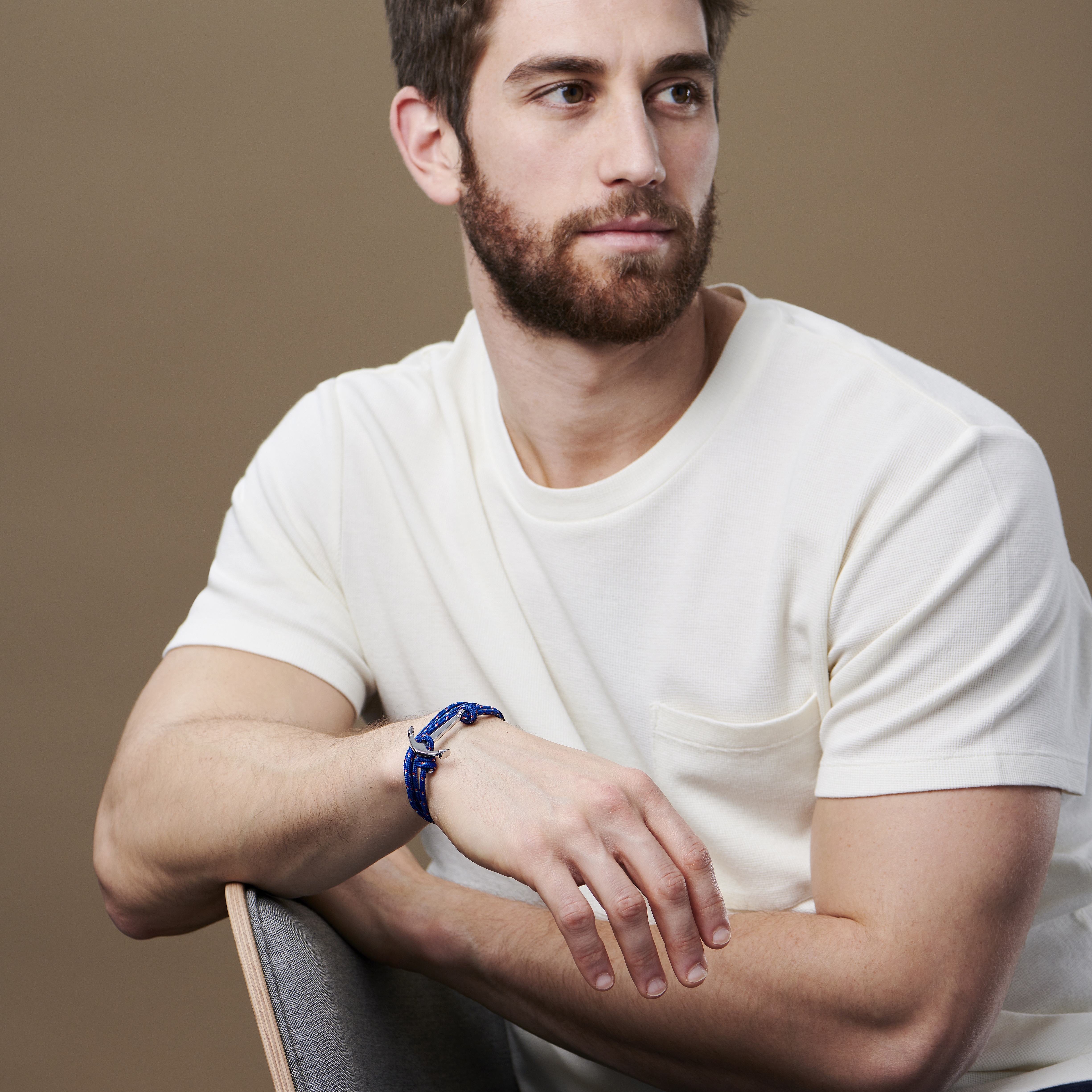 Blue Sailor Anchor Bracelet  - 5