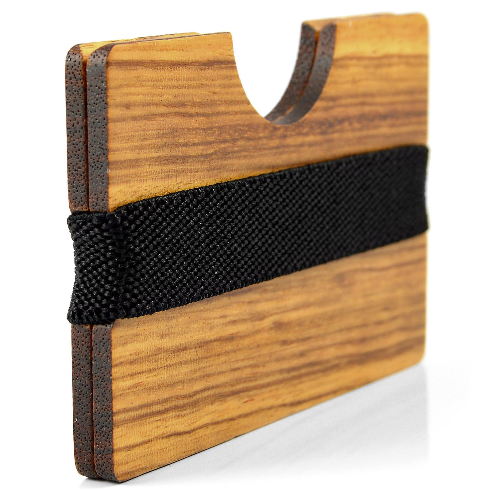 Zebra Wood Card Holder - 3