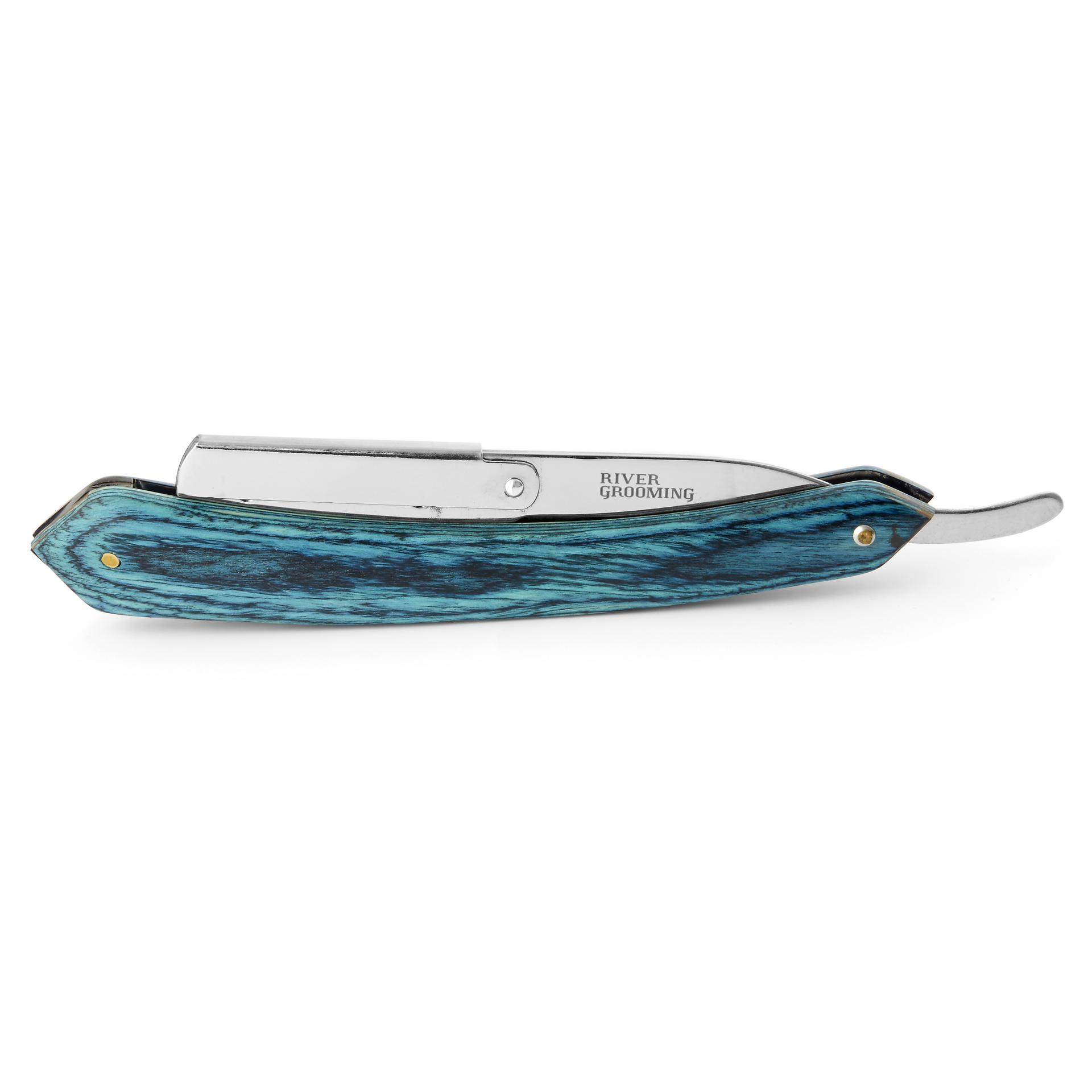 Blue Straight Razor For Disposable Blades | In stock! | River Grooming