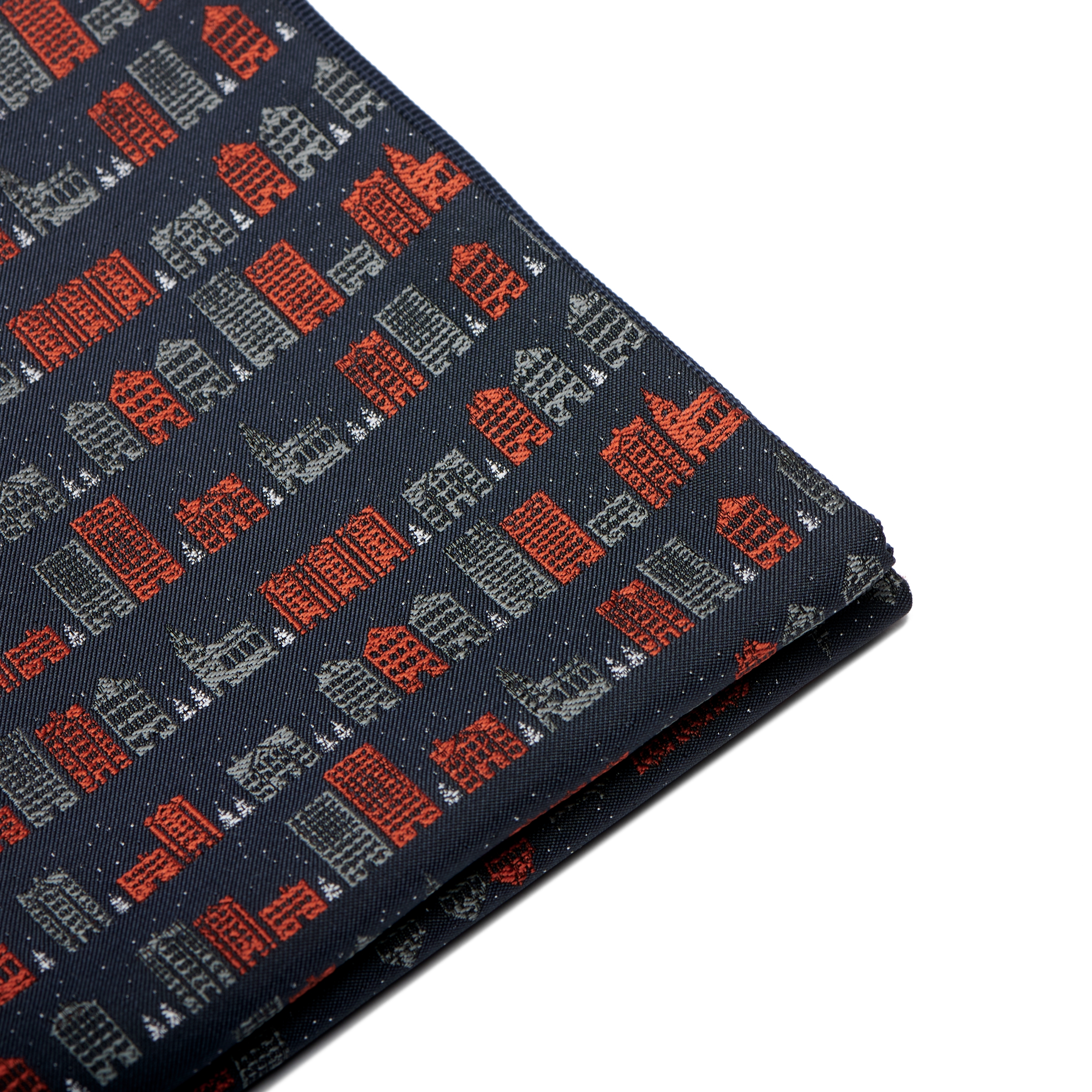 Mørkegrå Winter Wonderland Lommeklud - 2