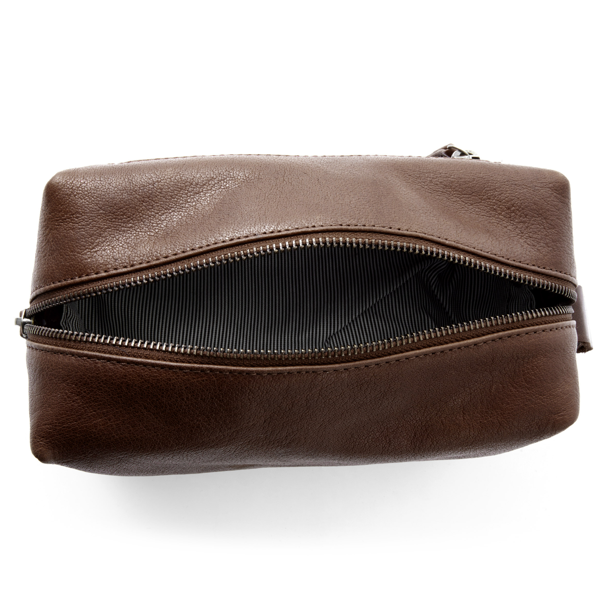 Beauty case California in pelle marrone - 6