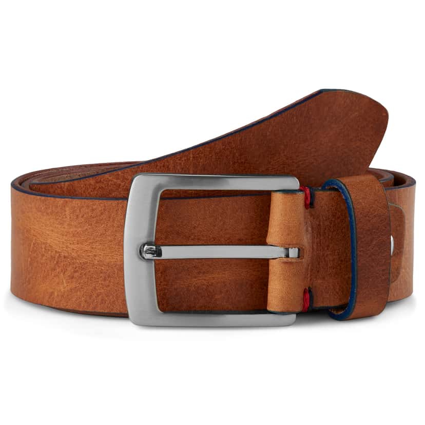Zwarte & Goudkleurige Klassieke Leren Rawhide Riem | Op voorraad | Salt & Hide Zwarte & Goudkleurige Klassieke Leren Rawhide Riem | Op voorraad | Salt & Hide