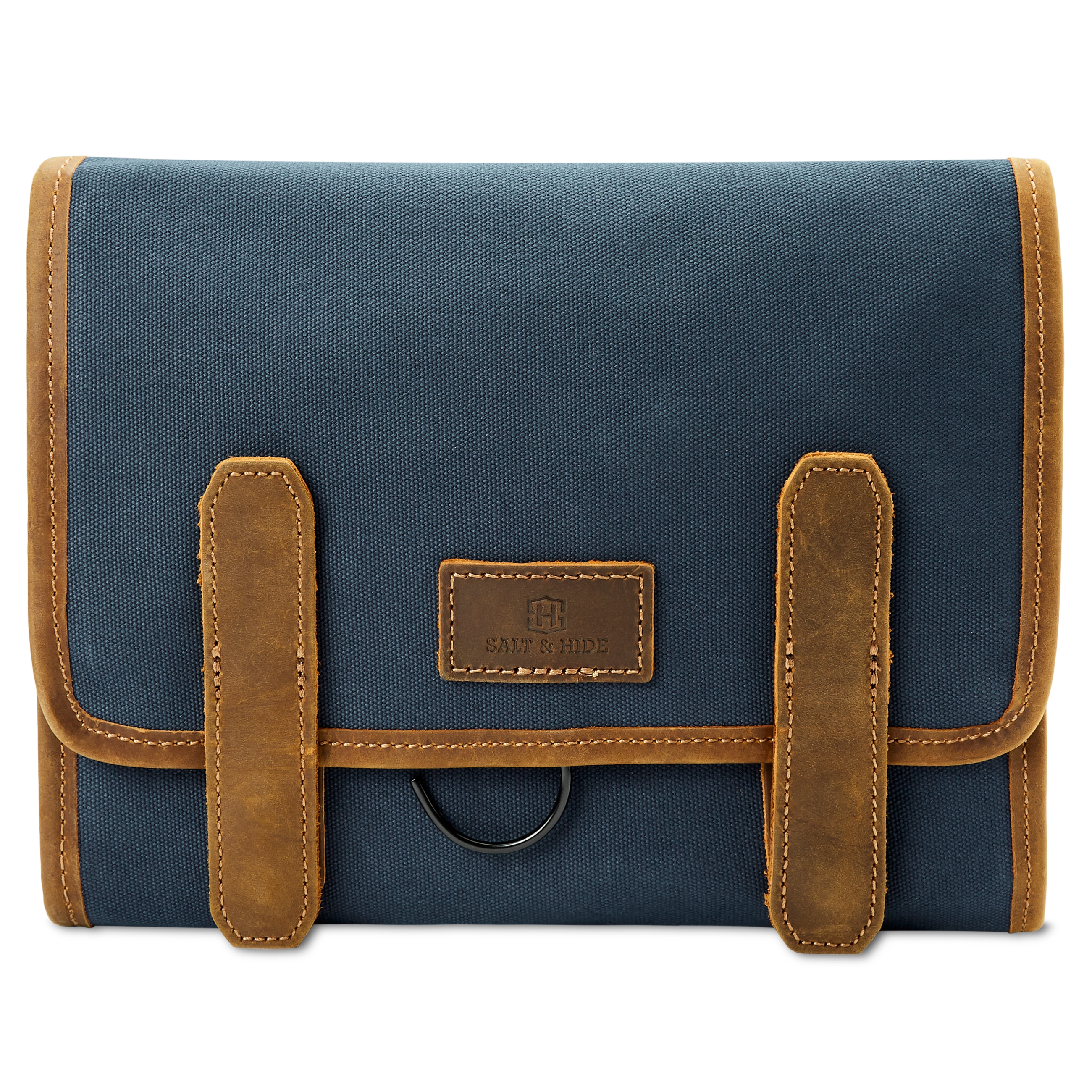 Sylas Blå & Tan Tarpa Toilettaske - 3