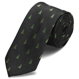 Black Christmas Tree Tie