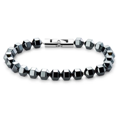Sanatio zeshoekige hematiet armband Sanatio zeshoekige hematiet armband