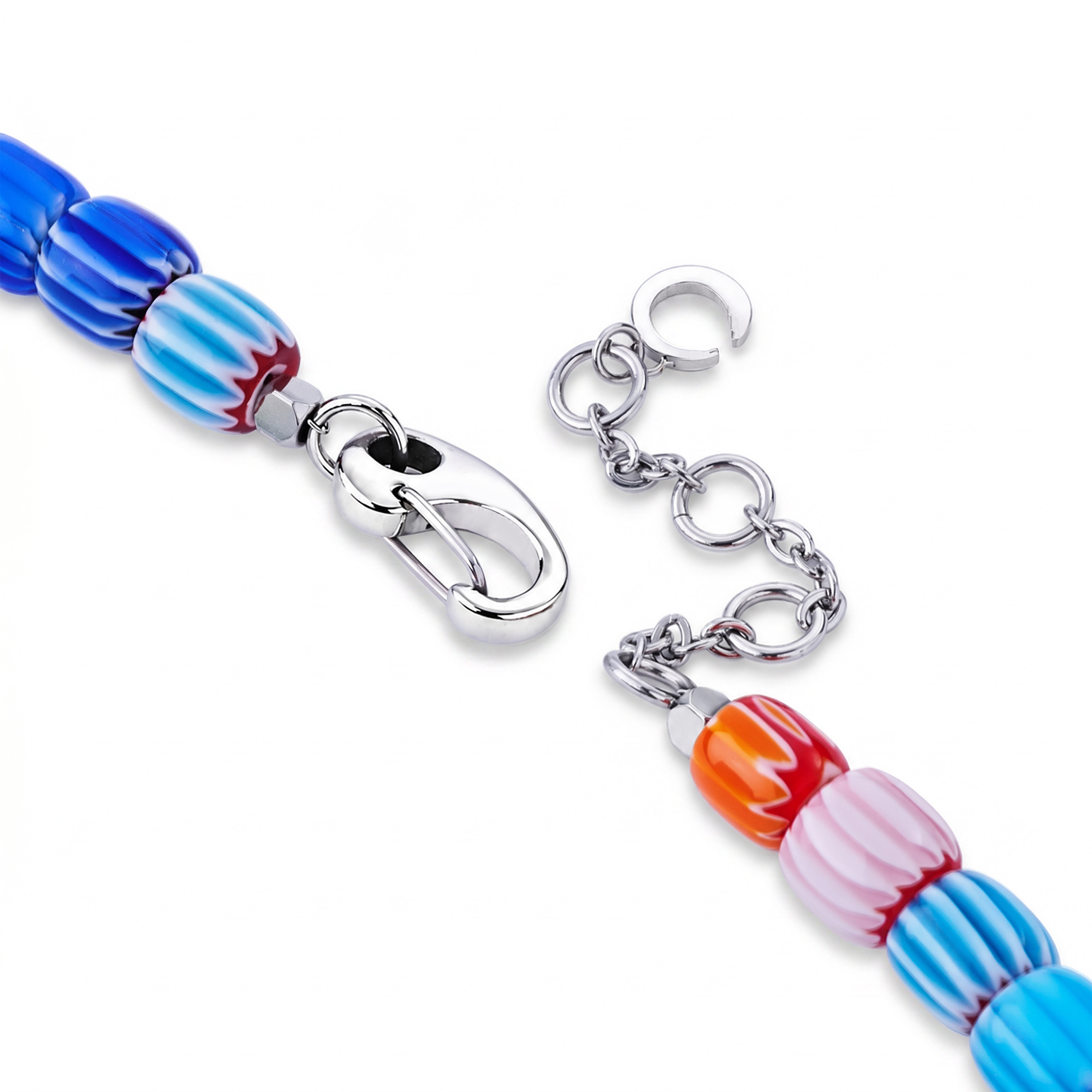 Pearlmania | Collar de cuentas de cristal multicolor Disco - 3