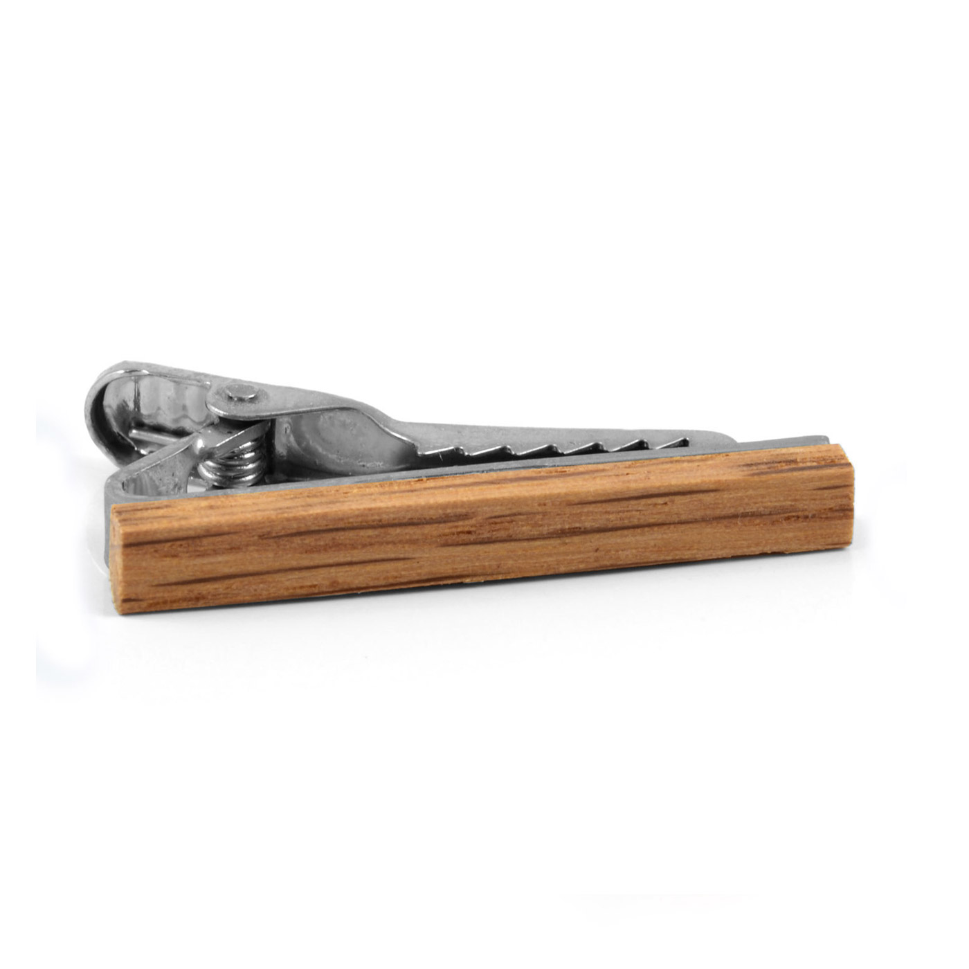 Short Red Oak Tie Clip - 1