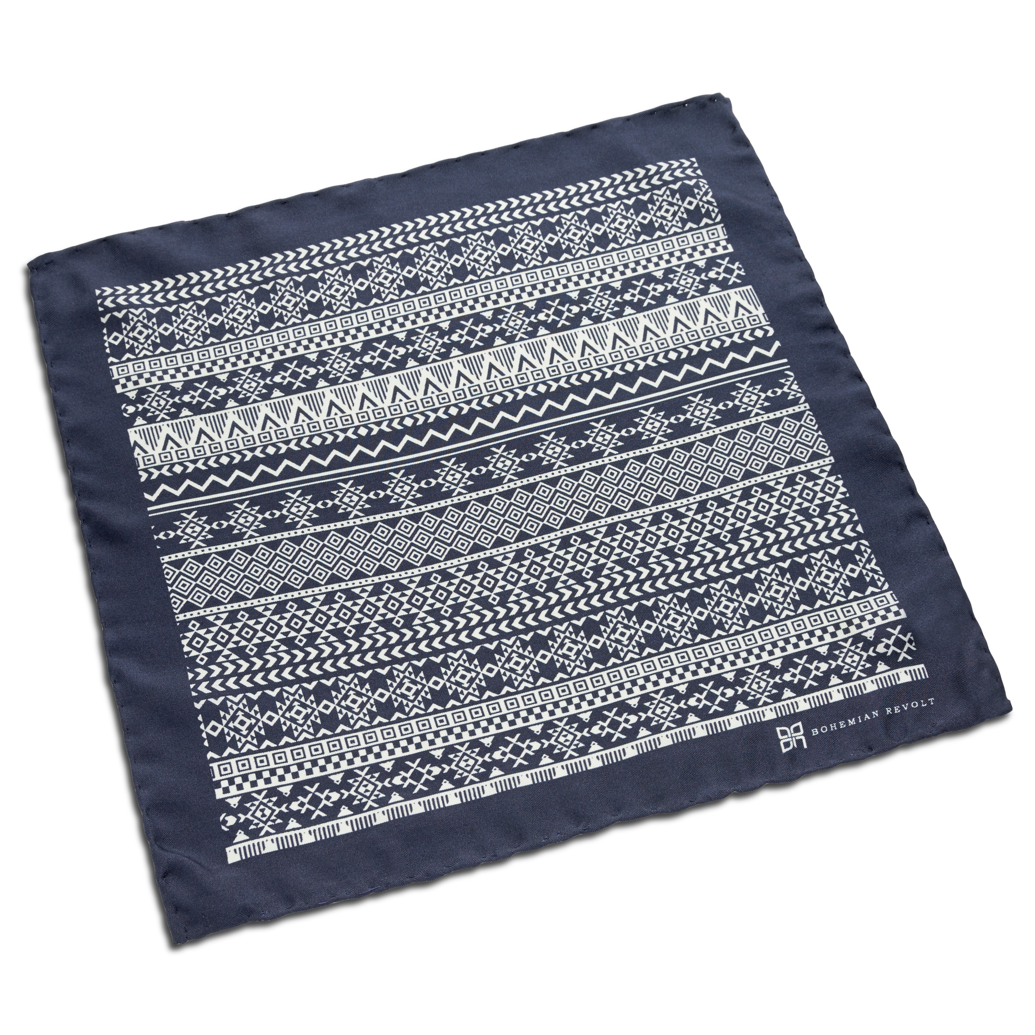 Fazzoletto da taschino Broox Brux in seta - 2