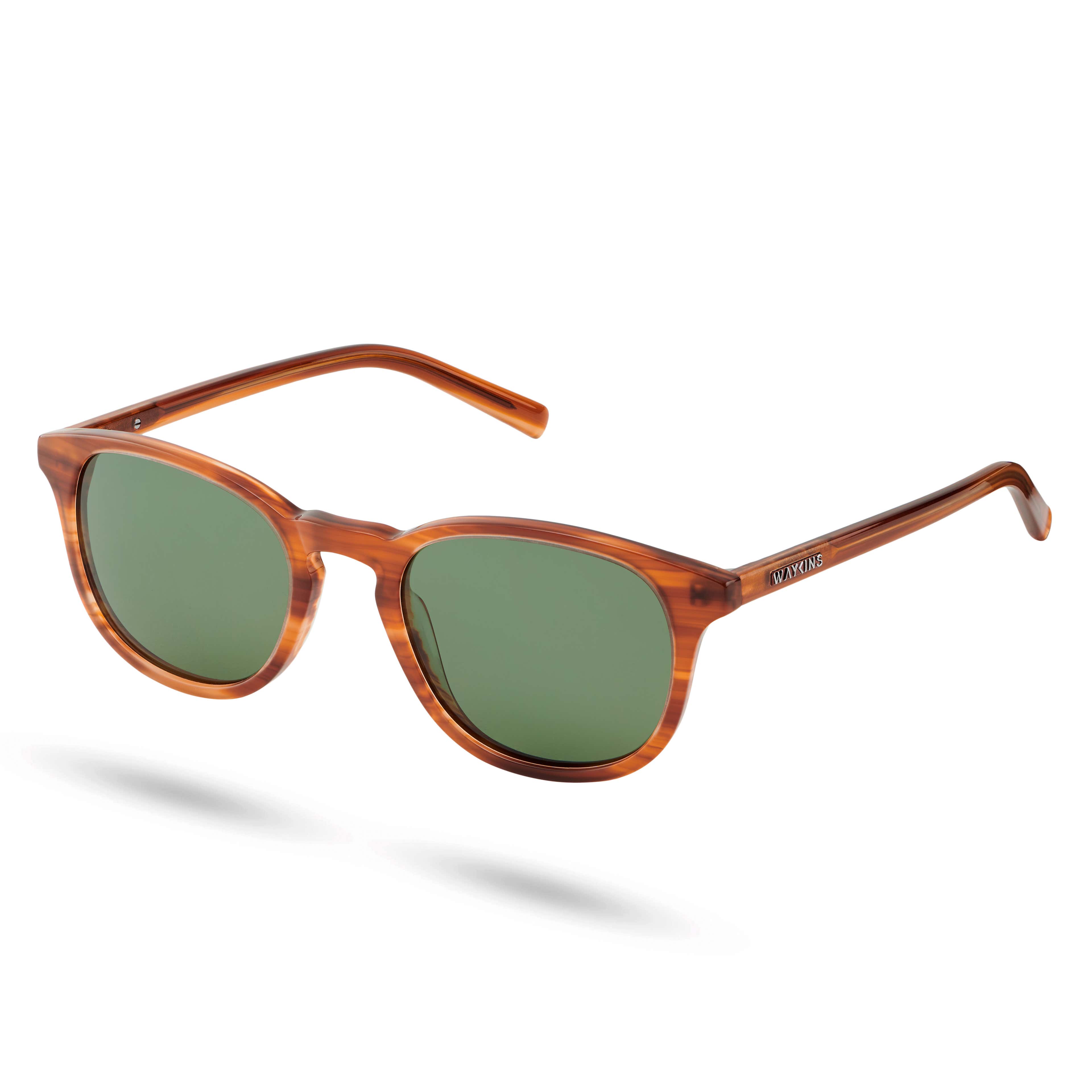 Warrick Thea Brown & Green Polarized Sunglasses