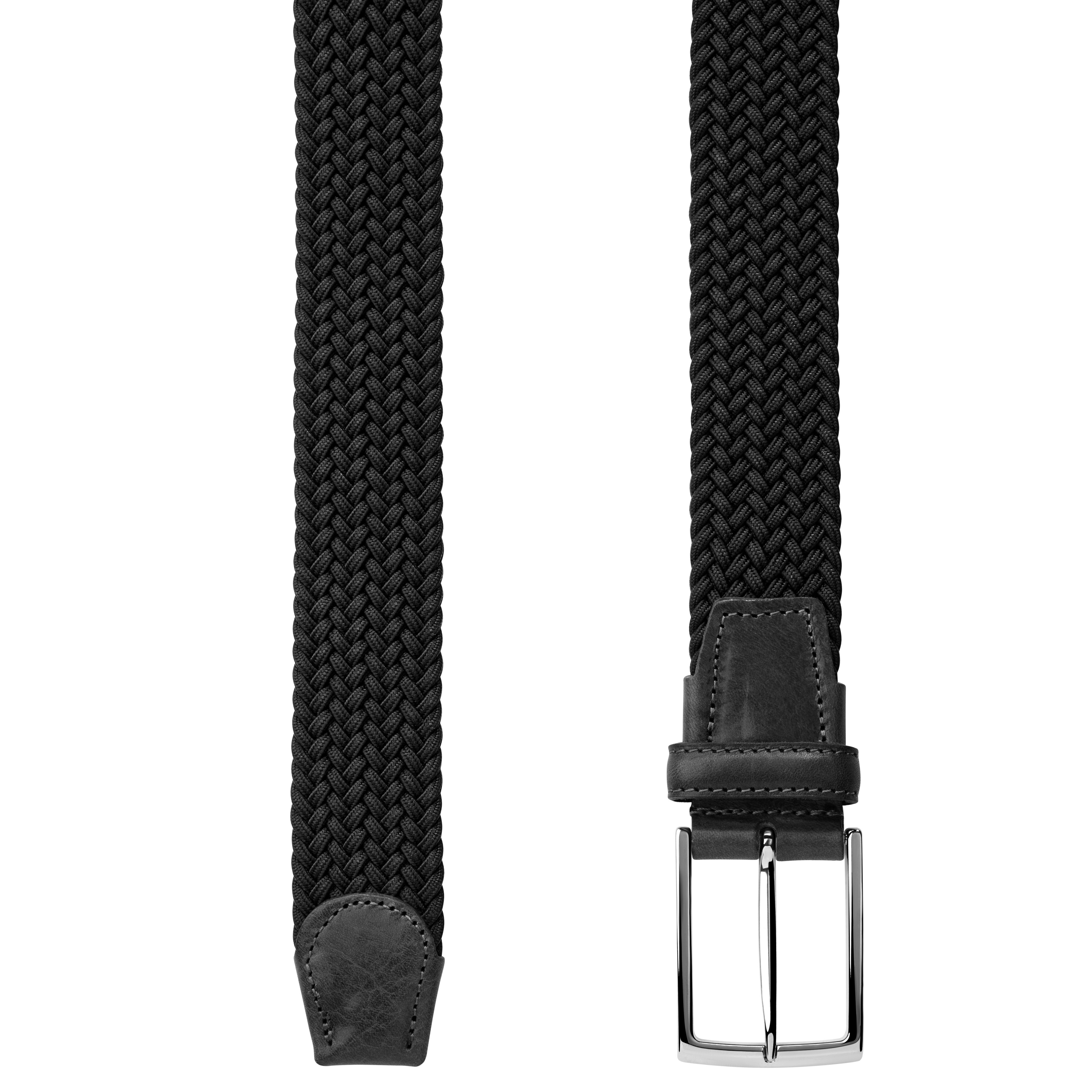 Vincio, Black Elastic Belt, BSWK